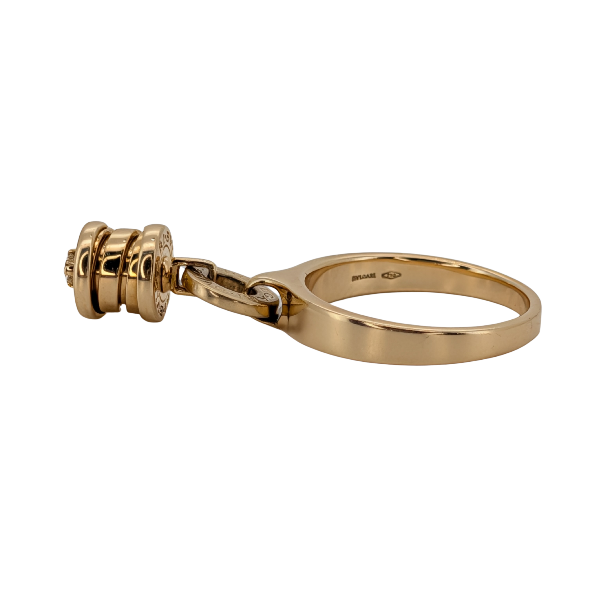 Bvlgari B.zero1 18k Gold Diamond Ring