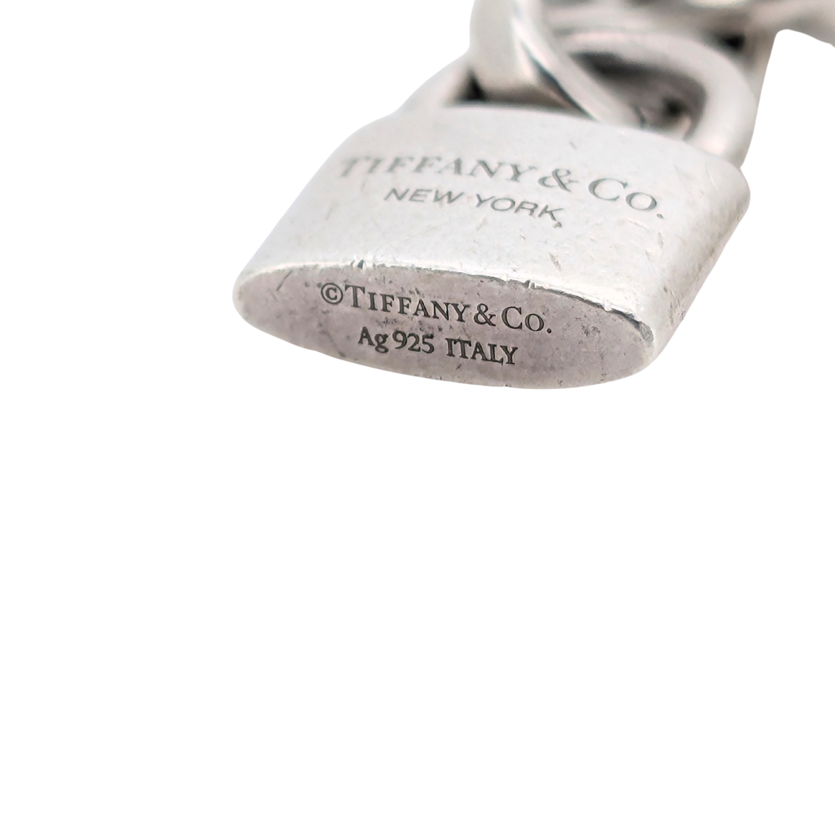 Tiffany & Co Hardwear Lock Pearl Sterling Silver Necklace Bracelet