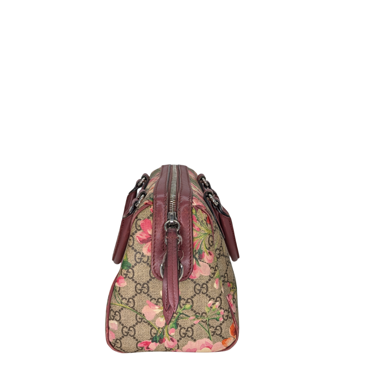 Gucci GG Supreme Blooms Boston Bag
