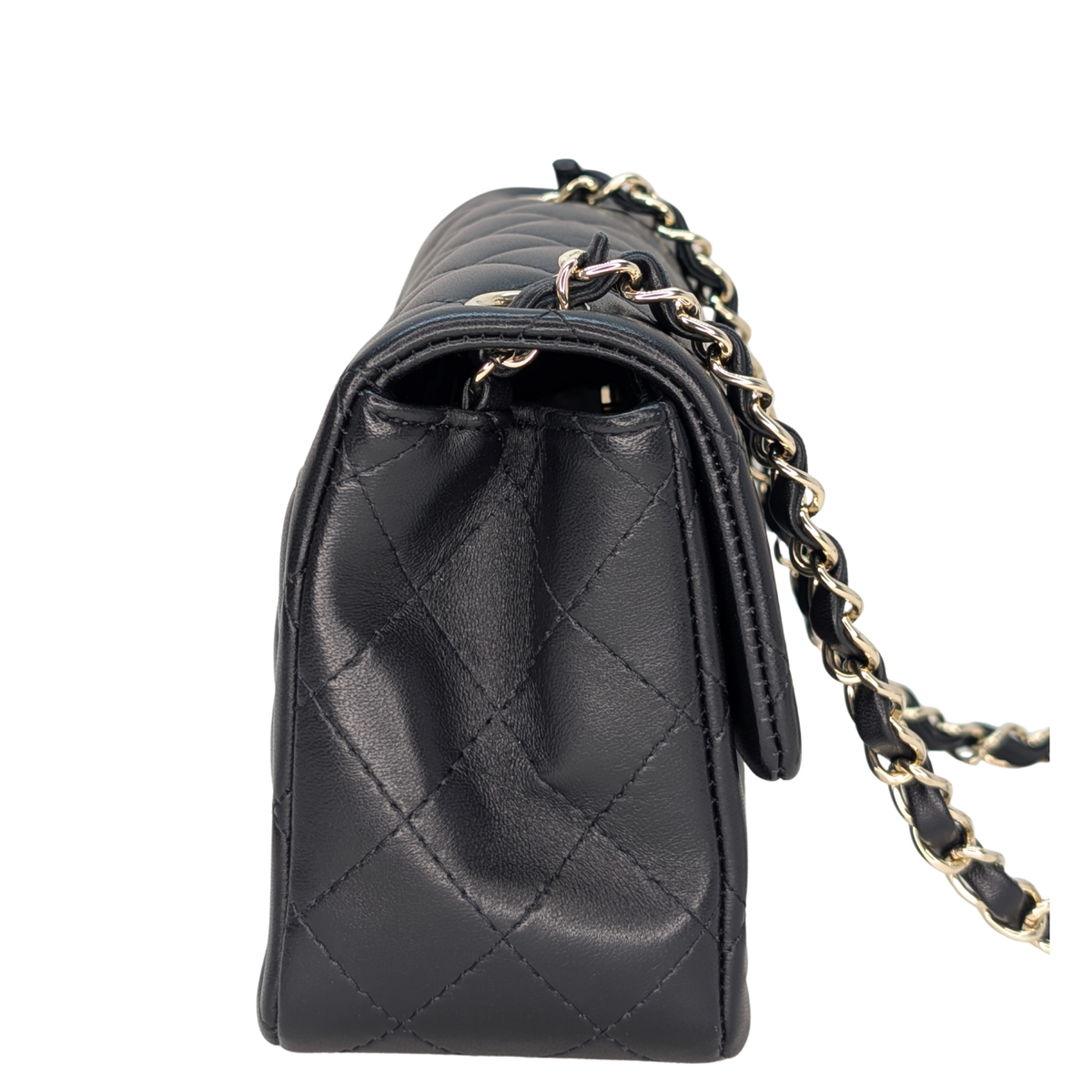 Chanel Classic Flap Mini Square Black 2026 GHW Microchipped