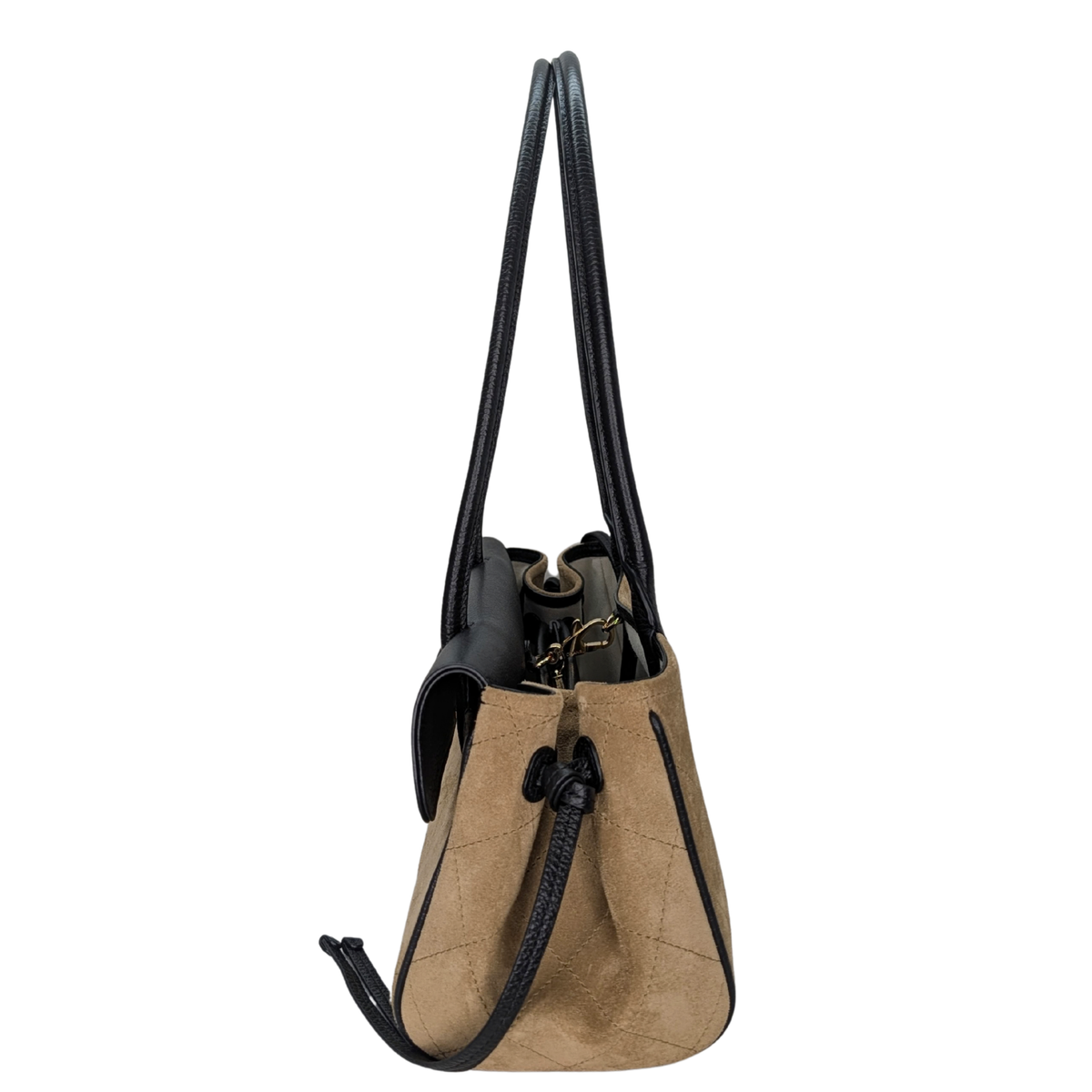 Chanel Small Urban Essential East West Tote Black Beige