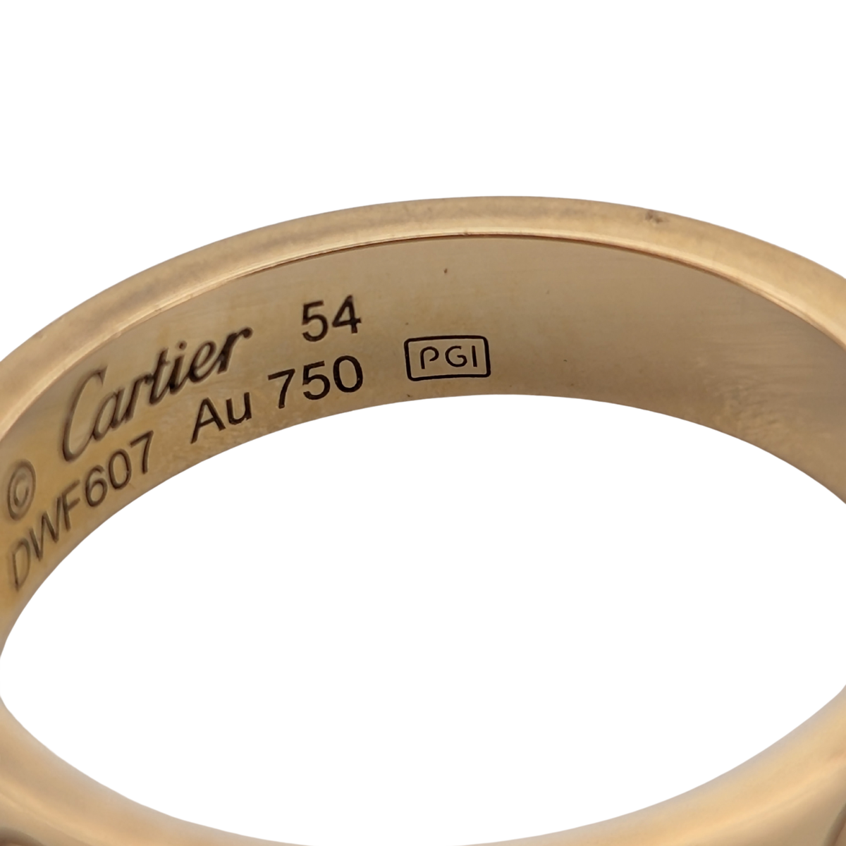 Cartier Love Ring Small Model 1 Diamond 18k Gold 54
