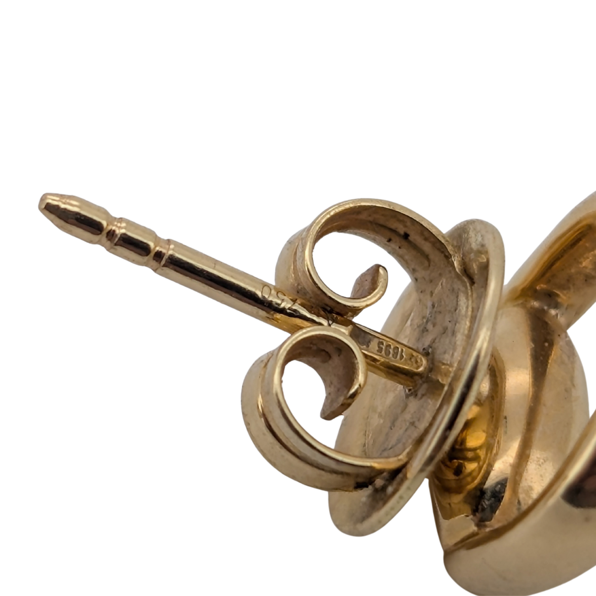 Gucci Horsebit 18K Gold Stud Earrings