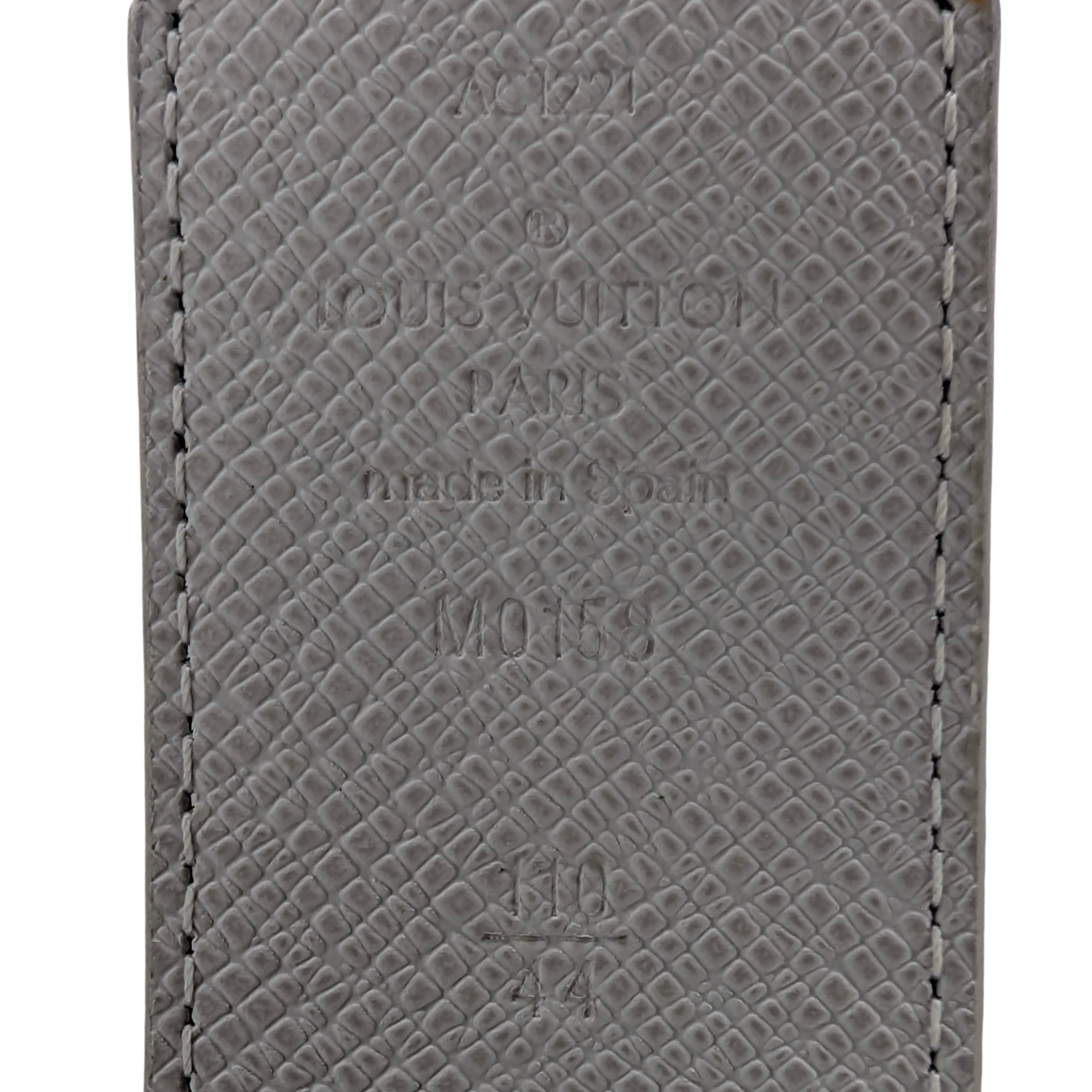 Louis Vuitton LV Initiales white monogram 40mm Reversible Belt