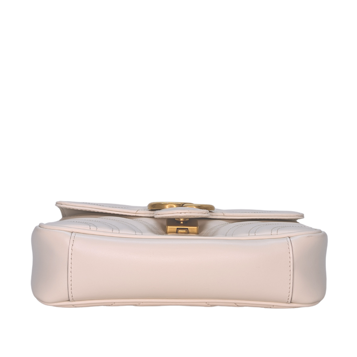 Gucci GG Marmont Flap Small White