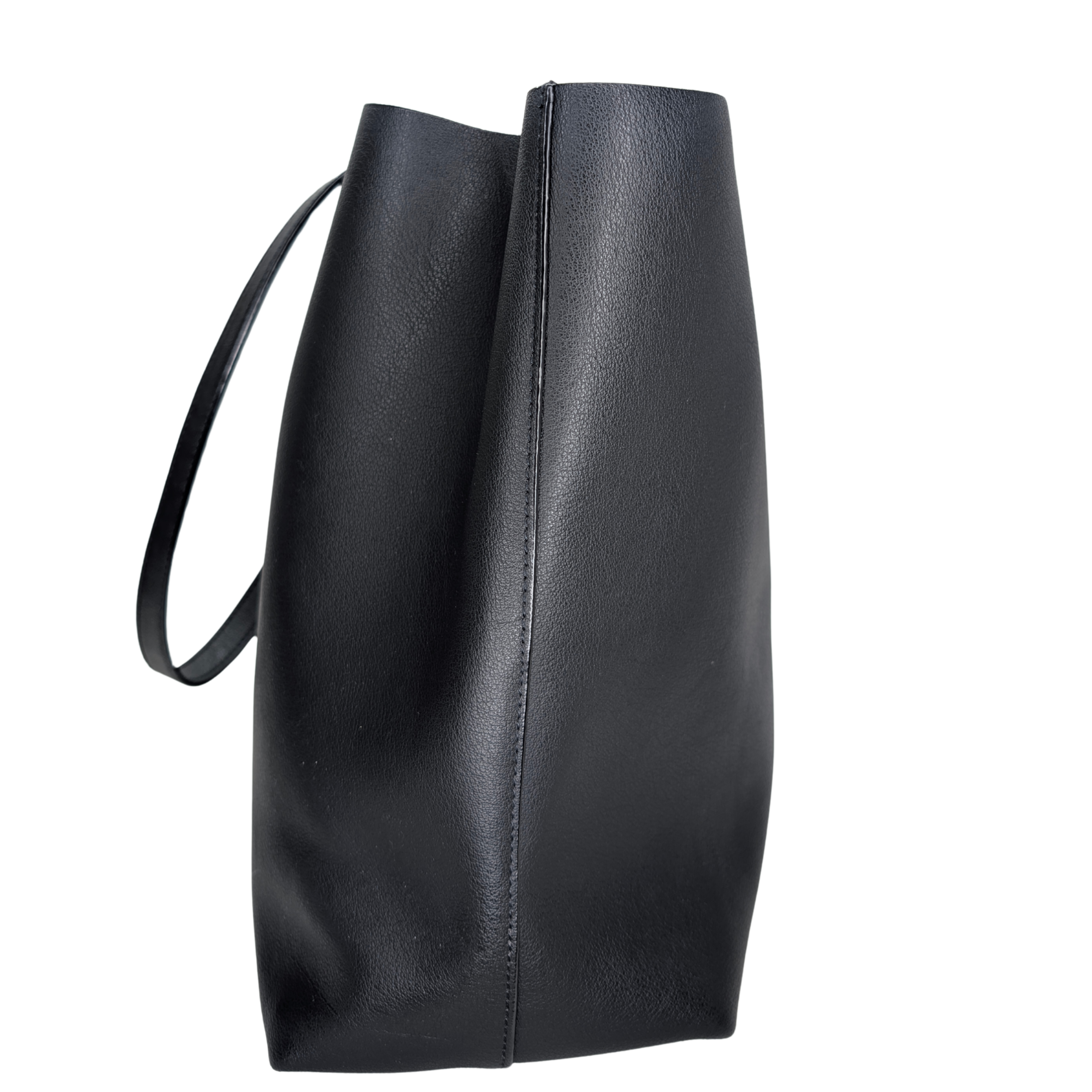 Saint Laurent Shopping Tote Leather Black