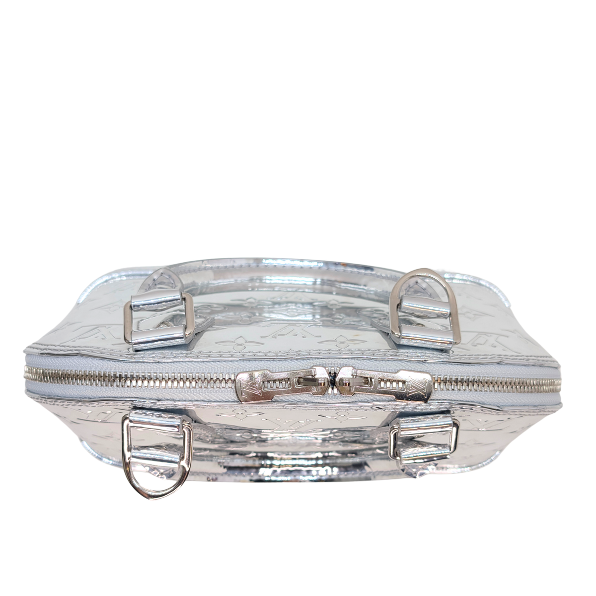 Louis Vuitton Monogram Miroir Alma BB Silver Ski Collection