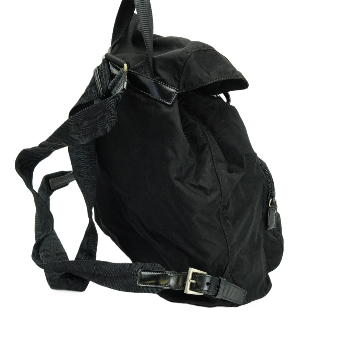 Prada Nylon Black Backpack Rucksack - Lost Designer