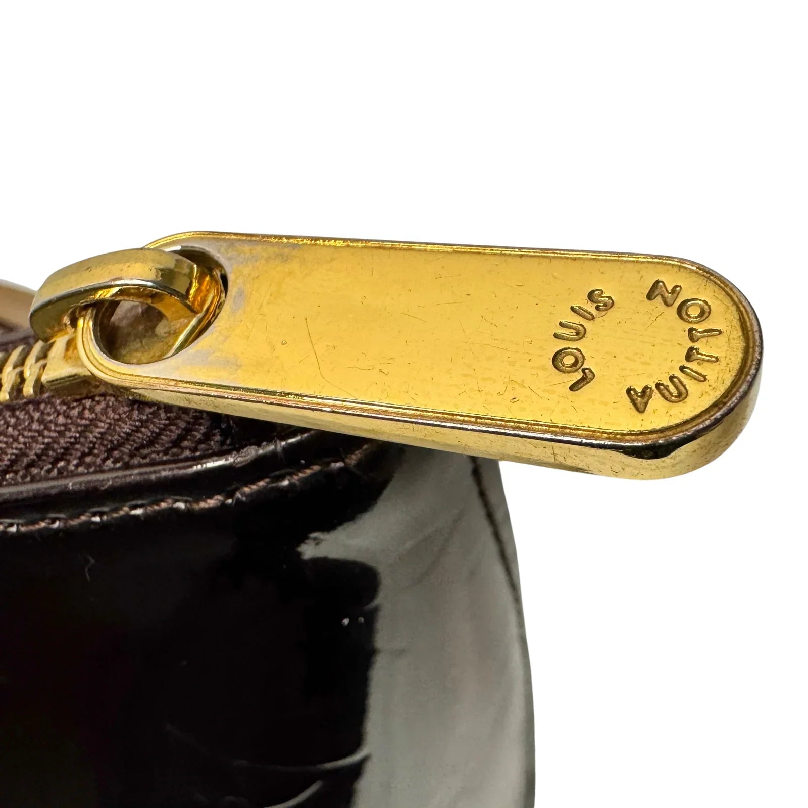 Louis Vuitton Vernis Bellevue PM in Dark Brown Patent Leather Bag - Lost Designer