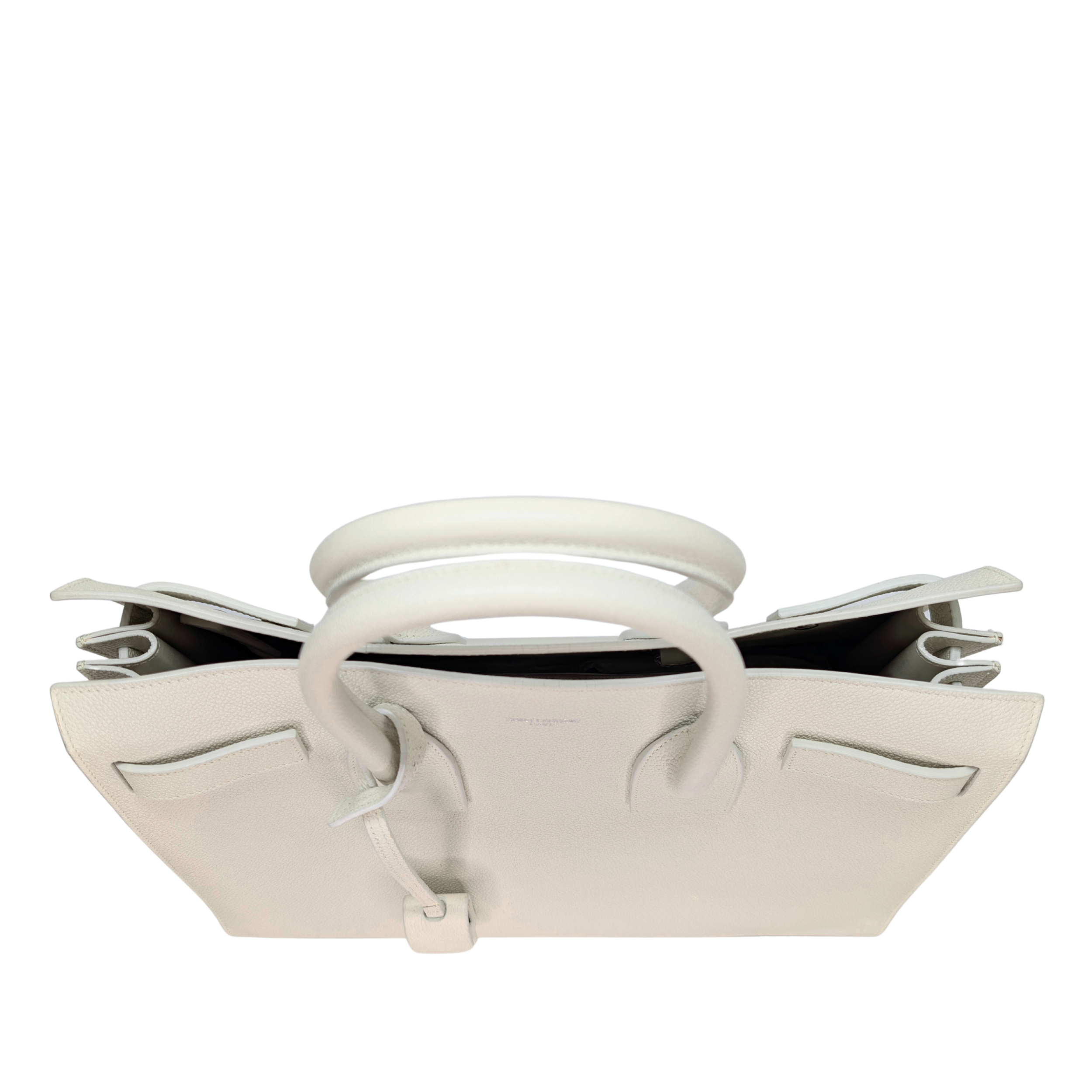 Saint Laurent Sac De Jour Leather White