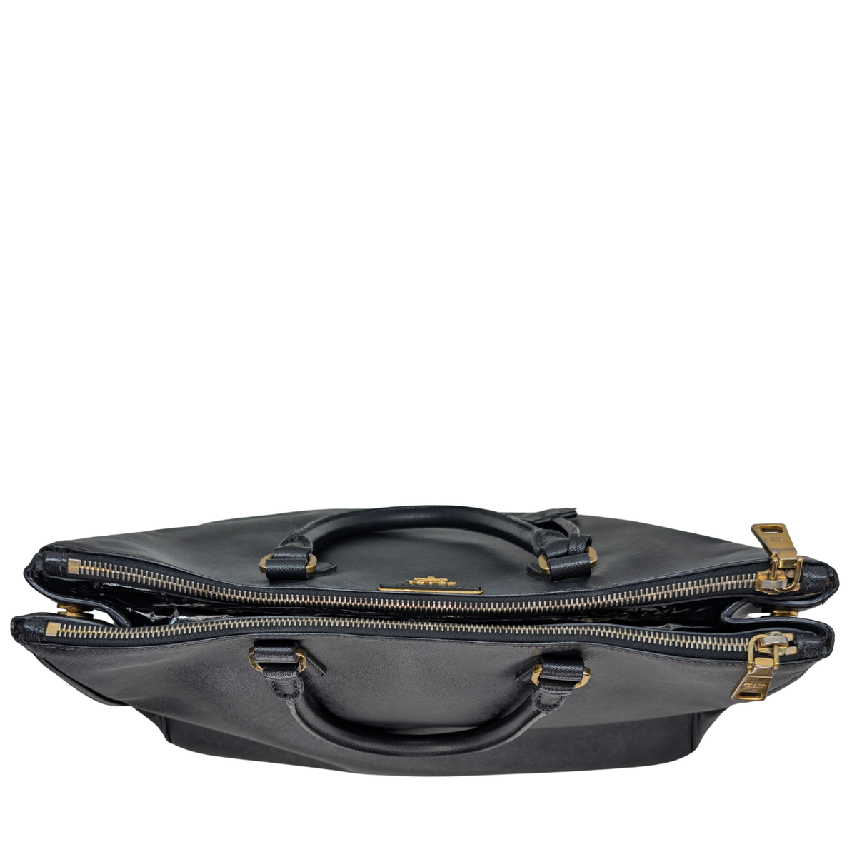 Prada Galleria Large Saffiano Leather Tote Black