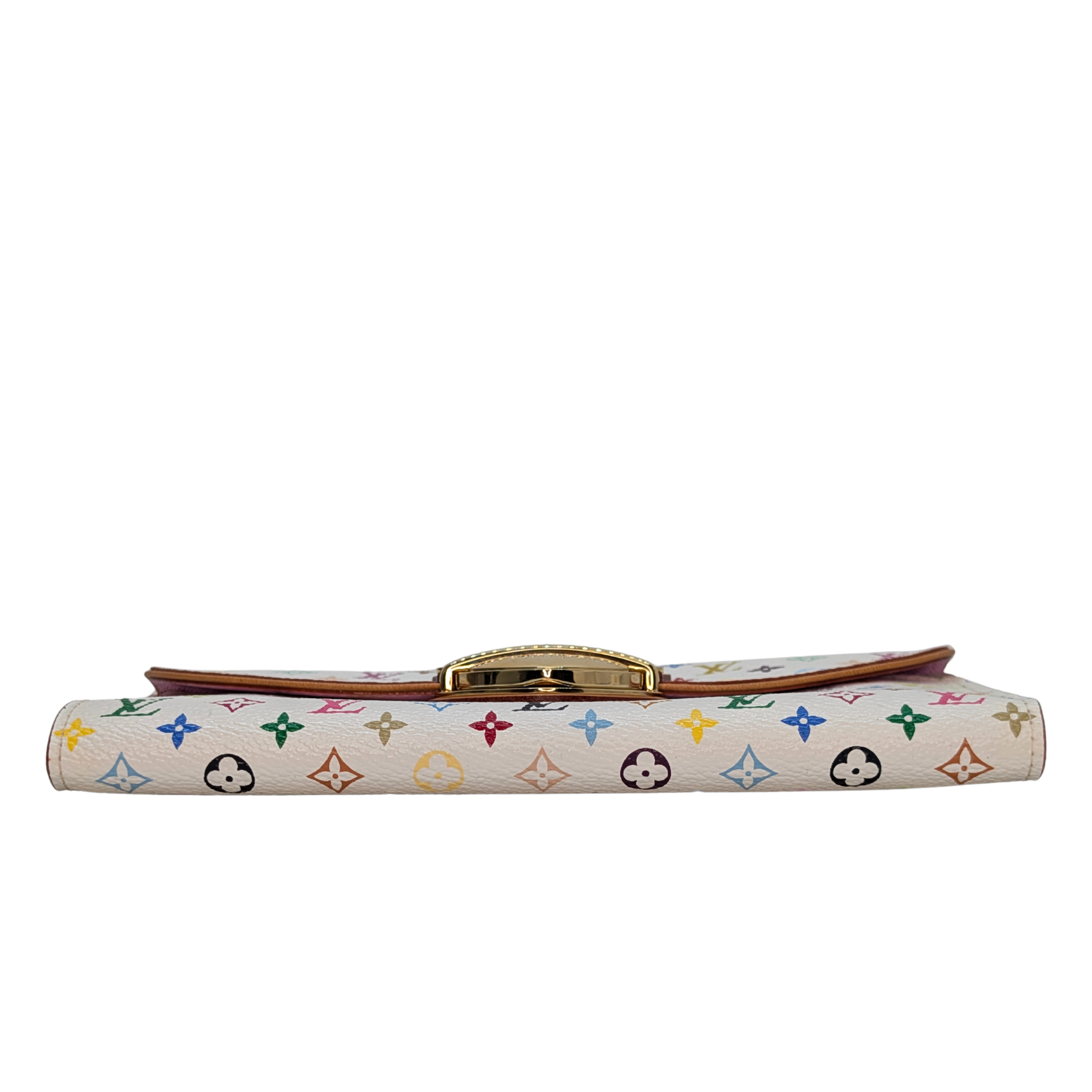 Louis Vuitton White Multicolor Monogram Canvas Eugenie Wallet