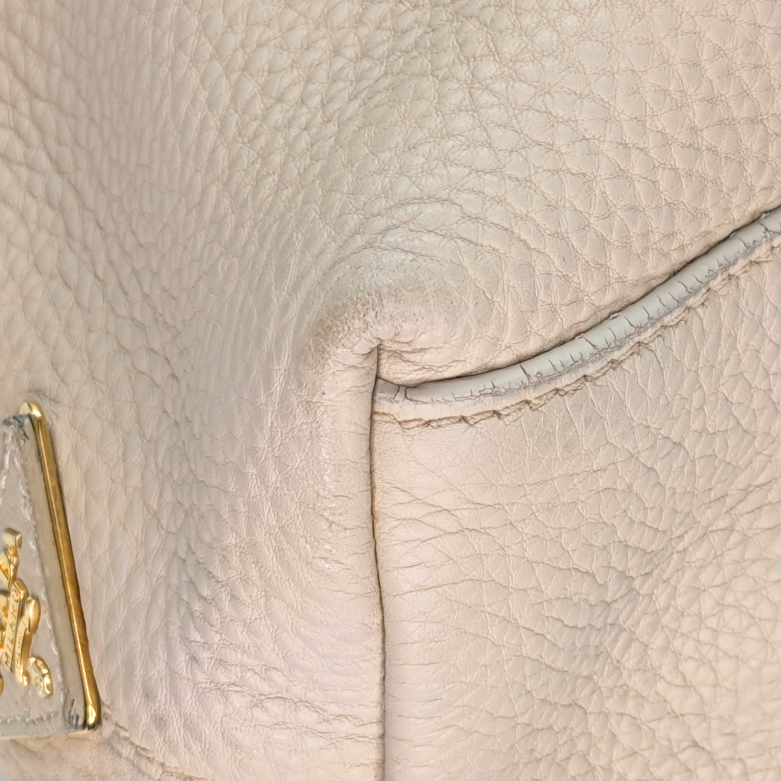 Prada Large Hobo Tote Bag Beige