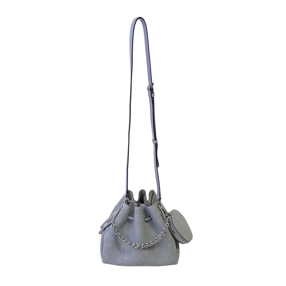 Louis Vuitton Bella Mahina Bag Leather Olympe Blue - Lost Designer