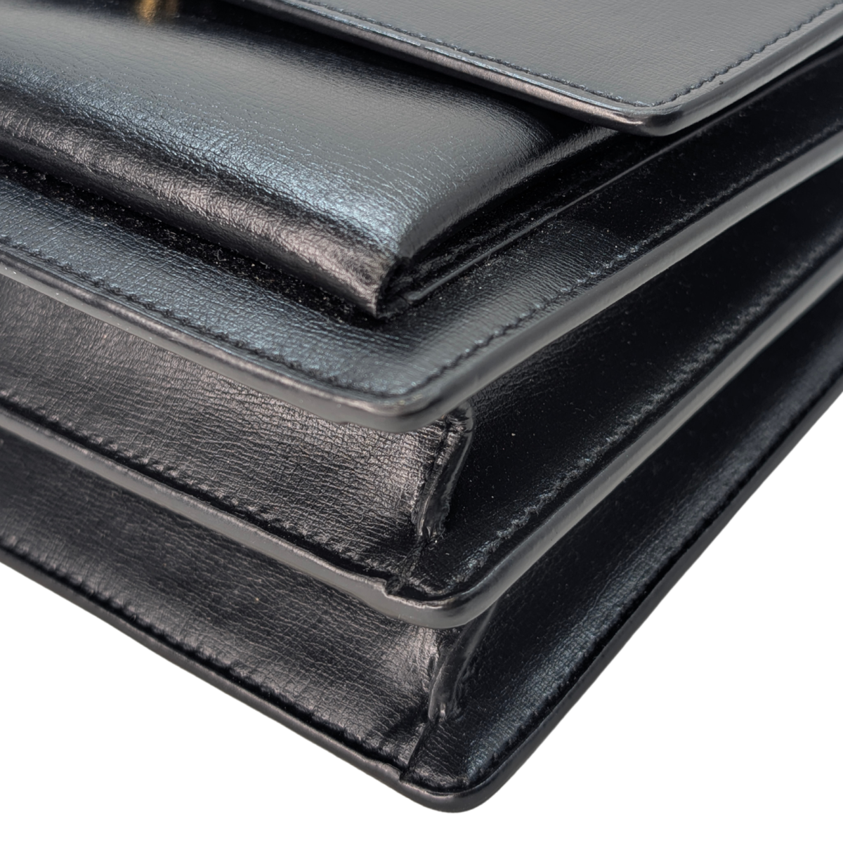 Saint Laurent Sunset Medium Crossbody Bag Black
