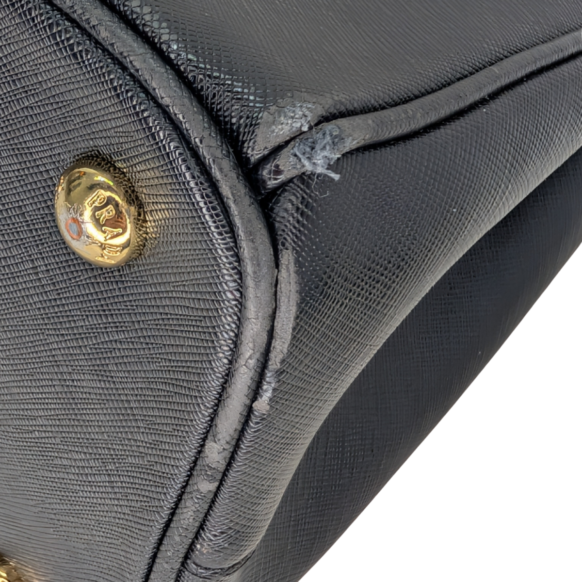 Prada Saffiano Galleria Double Zip Black