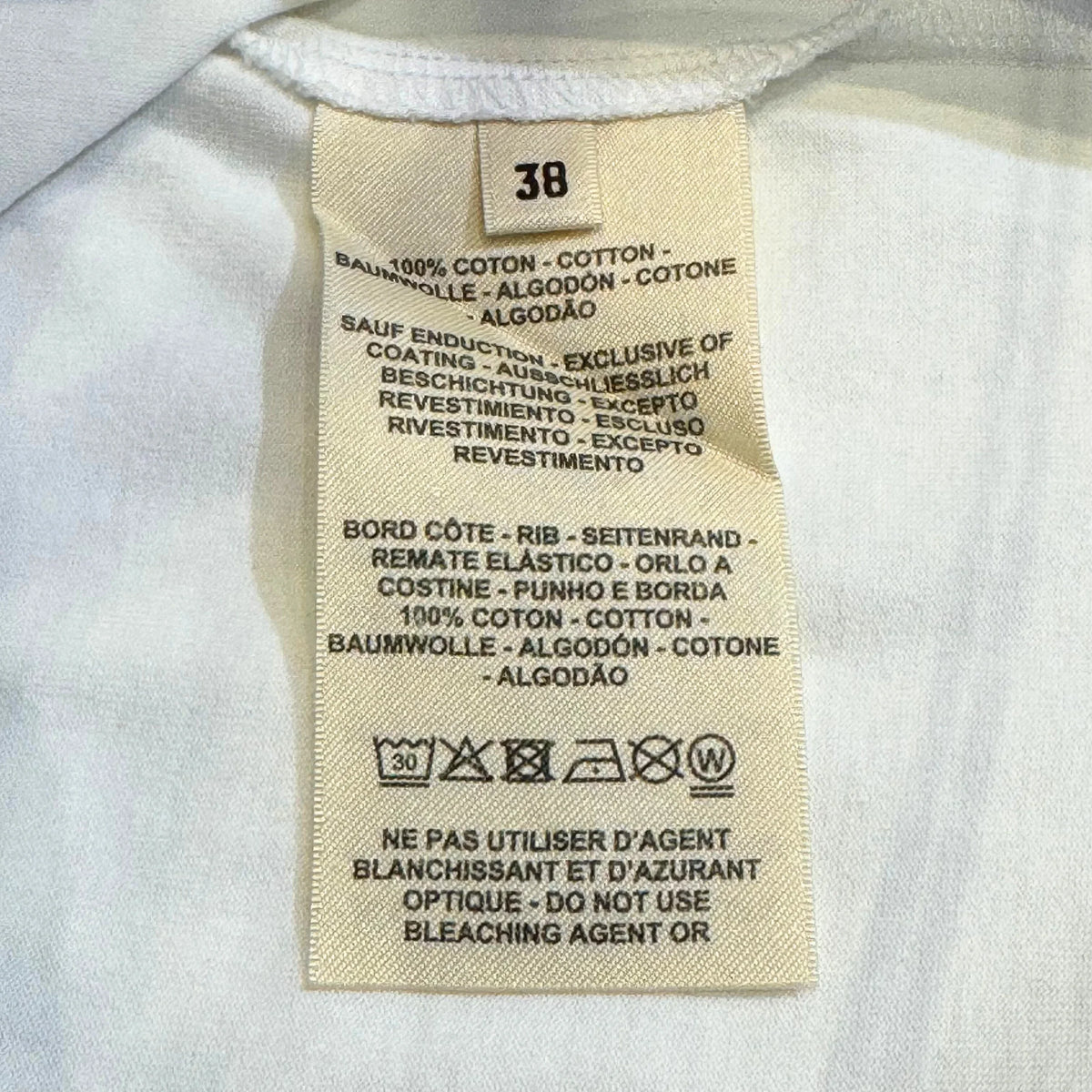 Hermes Della Cavalleria Mid T shirt Dress White 38 - Lost Designer