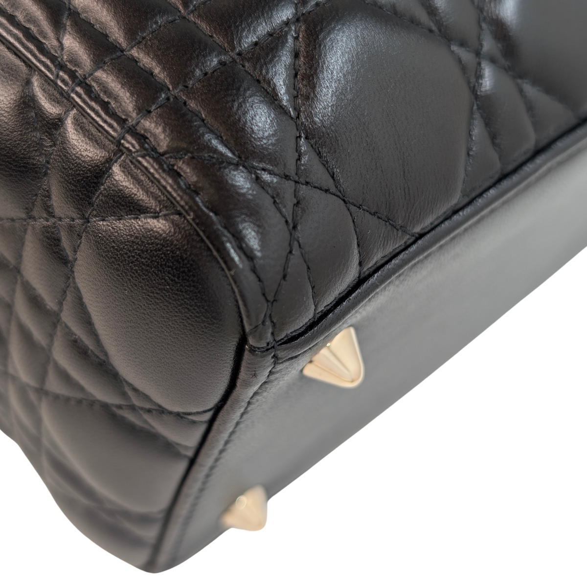Dior Medium Lady Dior Cannage Bag Black