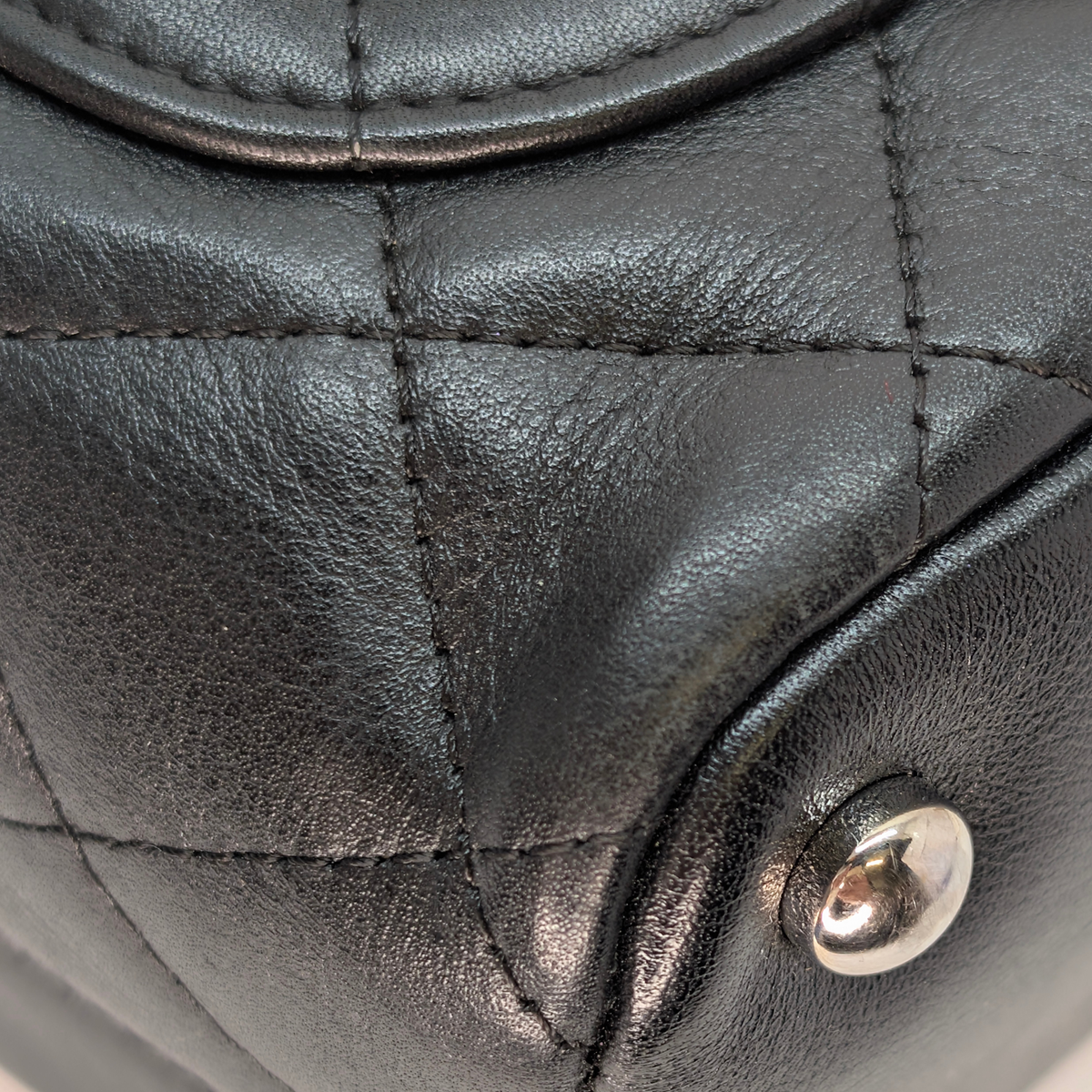 Chanel Cambon Line Small Tote HandBag Black/White