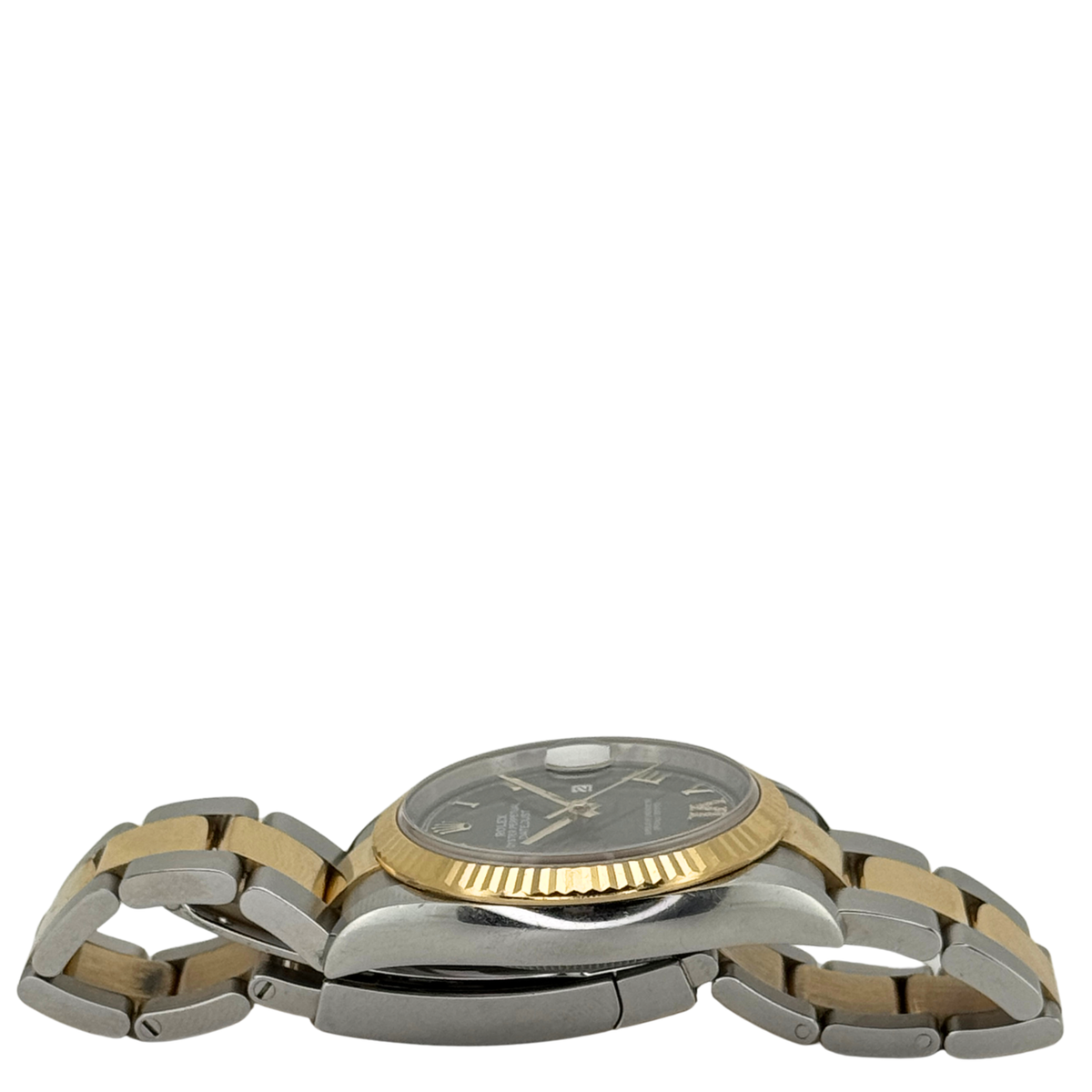 Rolex Steel & Yellow Gold Datejust 36mm 126233 Green Roman Diamond Dial