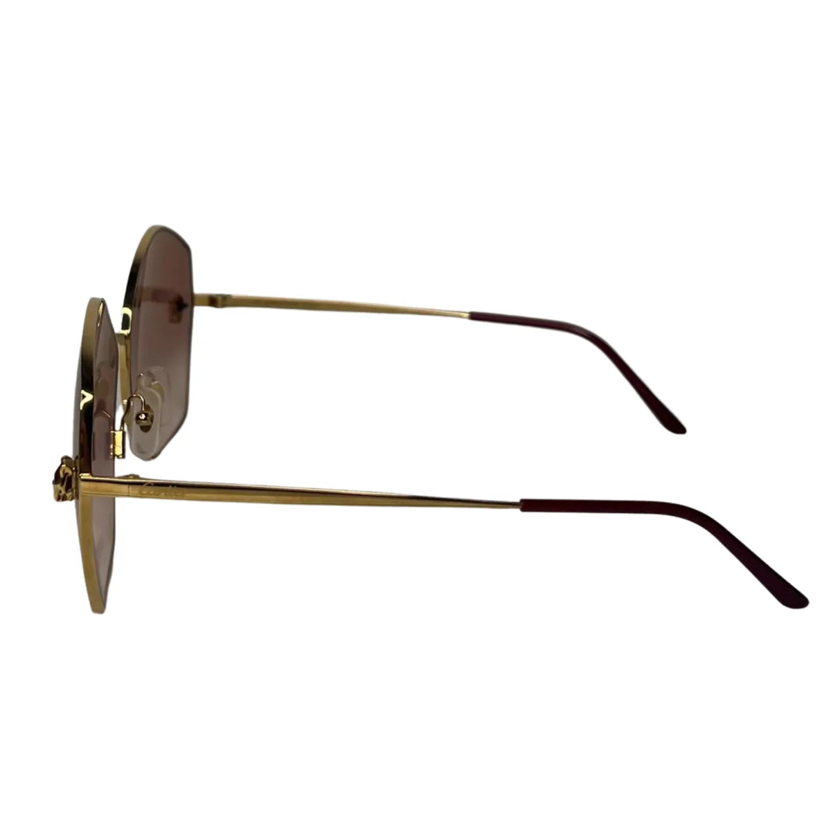 Cartier Panthère de Cartier Sunglasses – Gold / Brown Gradient - Lost Designer