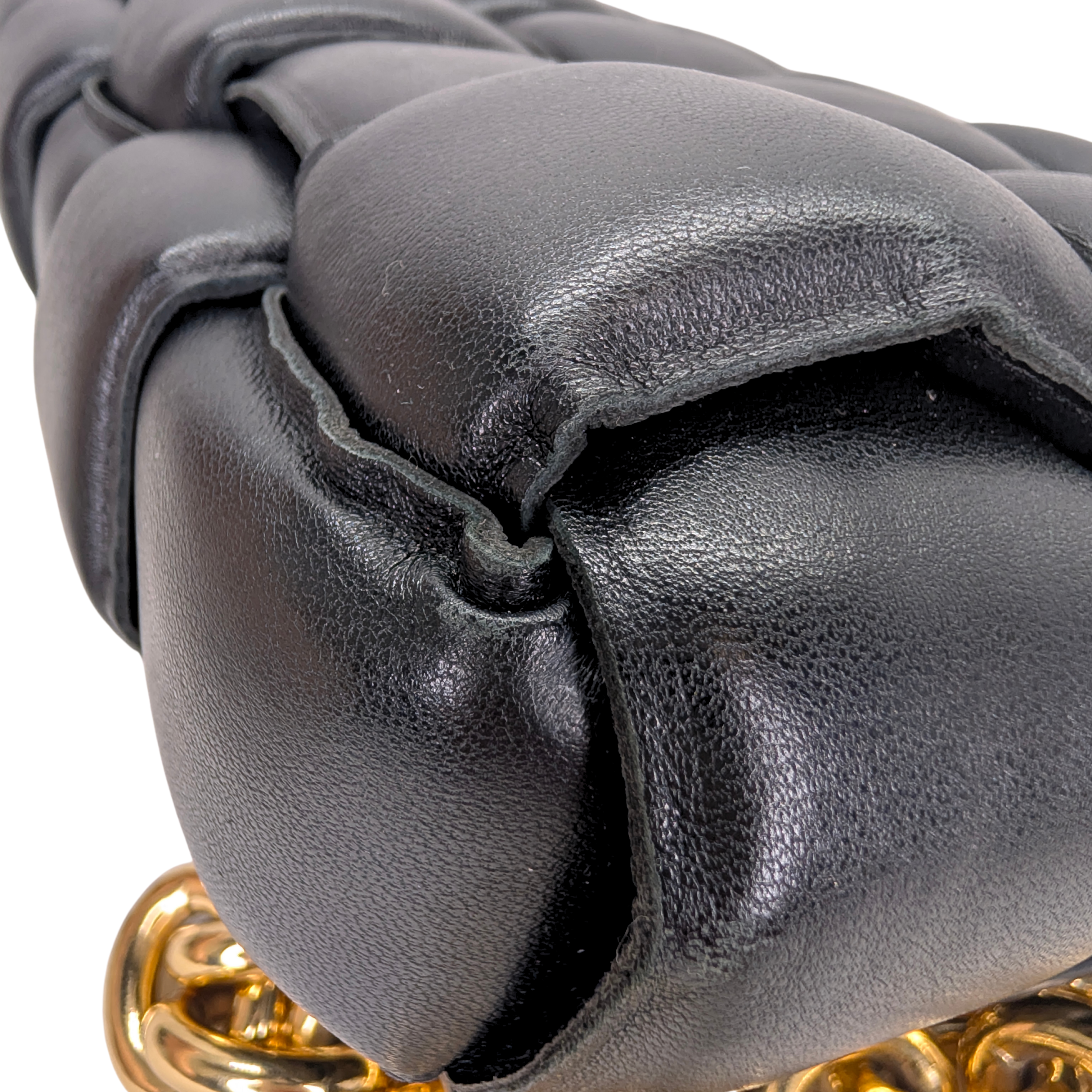 Bottega Veneta Chain Padded Cassette Bag Black