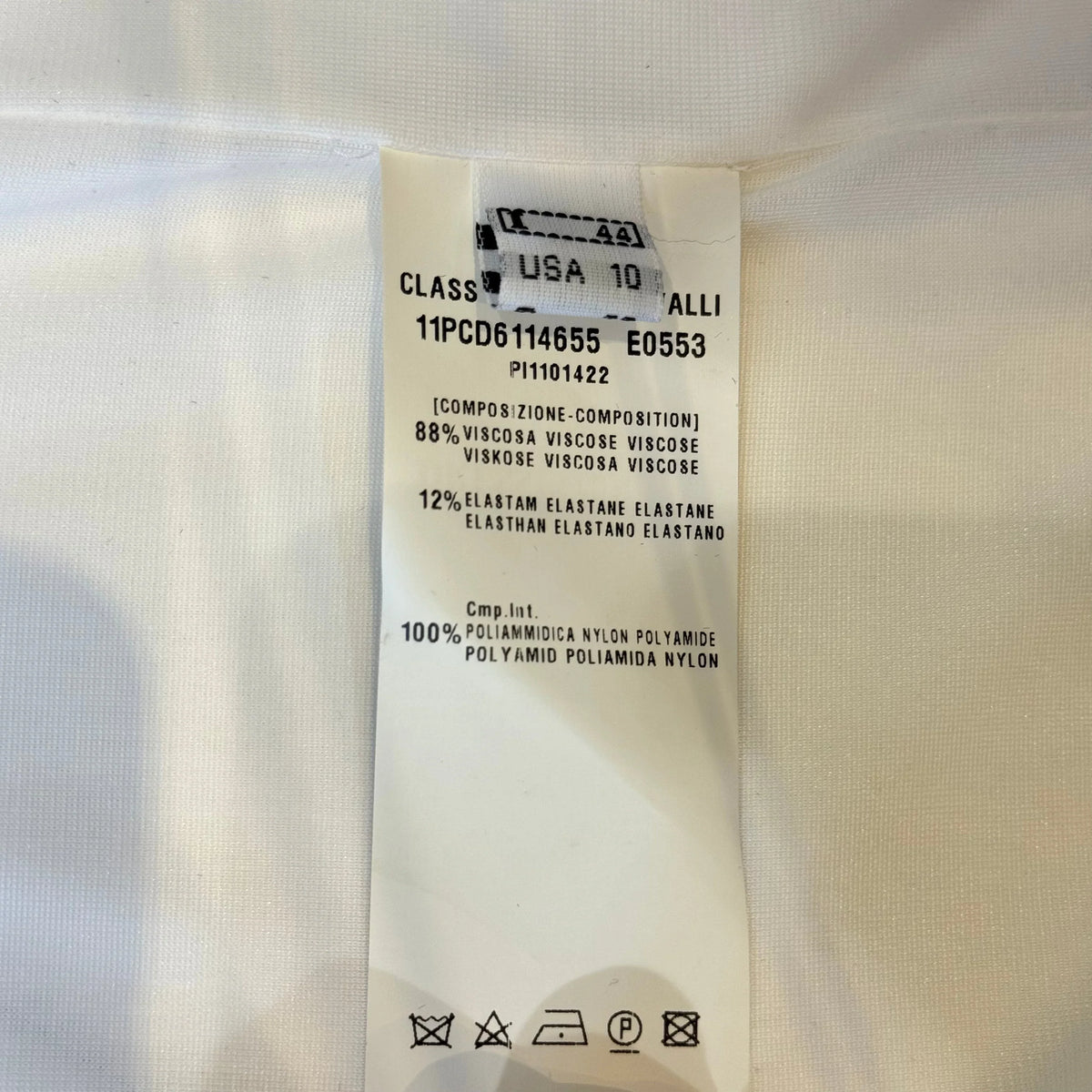 Roberto Cavalli Class Floral Dress 38 White Multicolour - Lost Designer