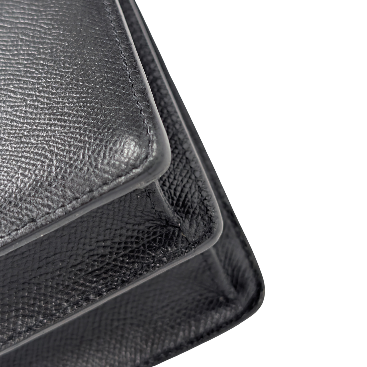 Bvlgari Leather Shoulder Bag Black