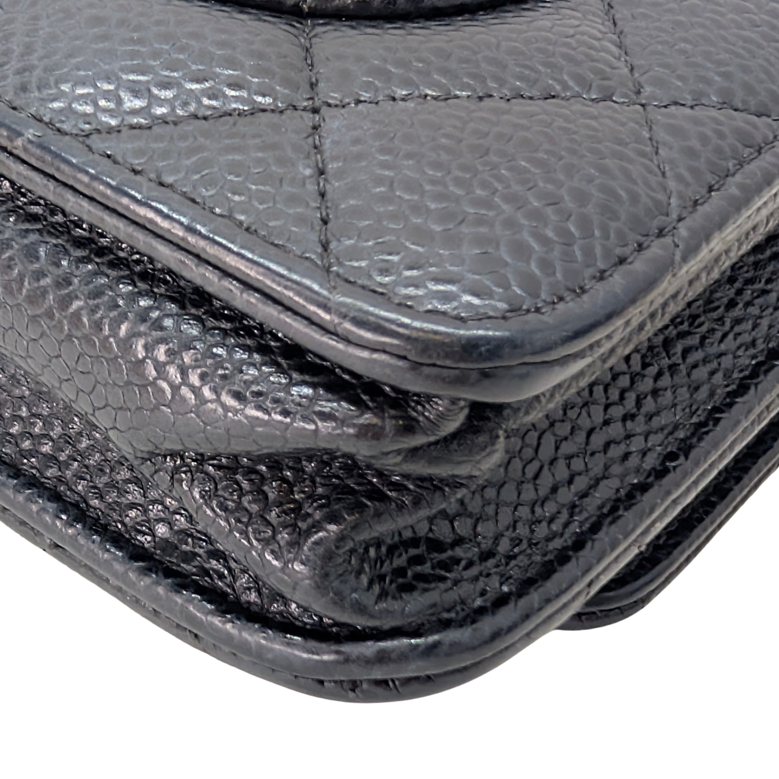 Chanel WOC Wallet on Chain Caviar Black GHW