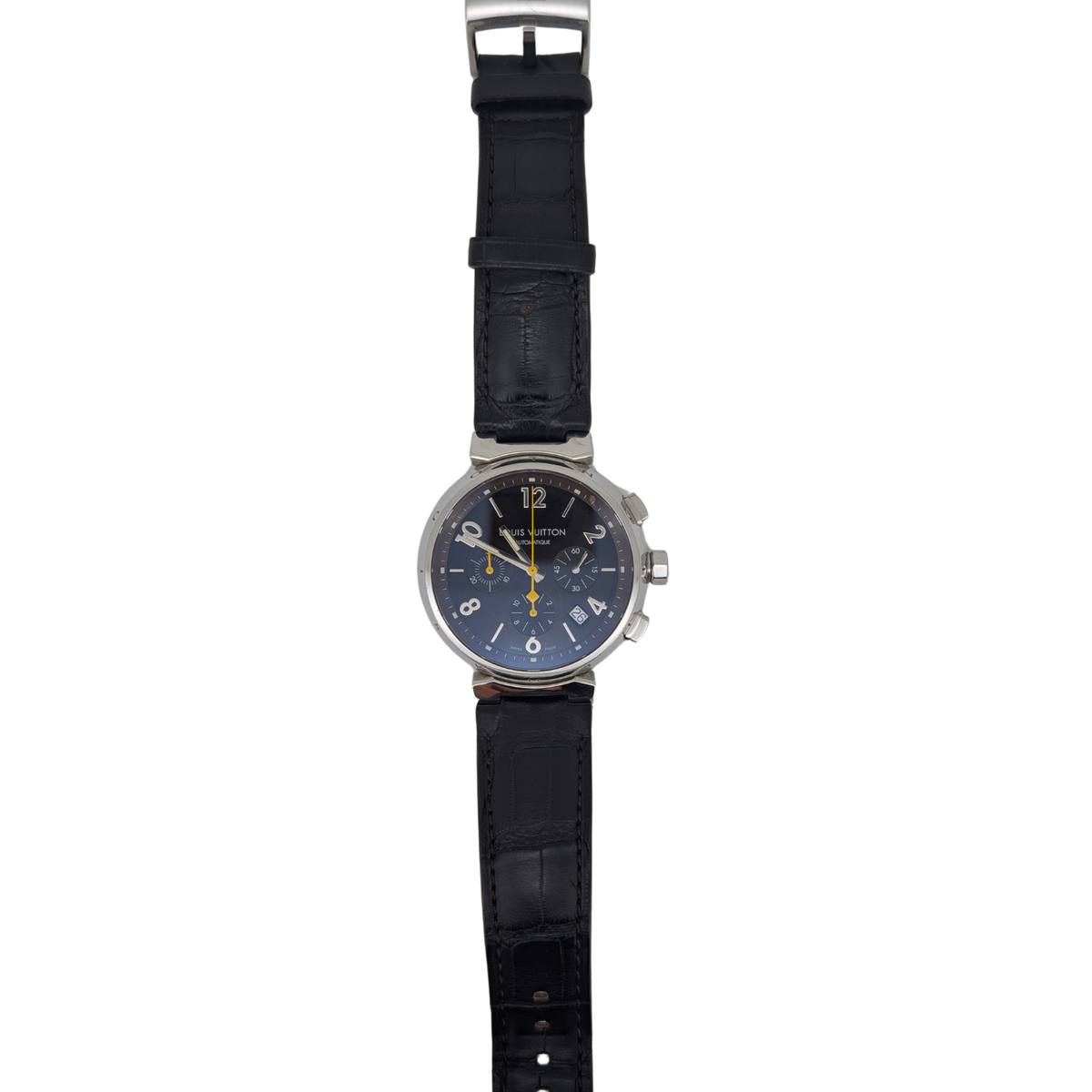 Louis Vuitton Tambour Chronograph Q1121 41mm Automatic Steel Watch