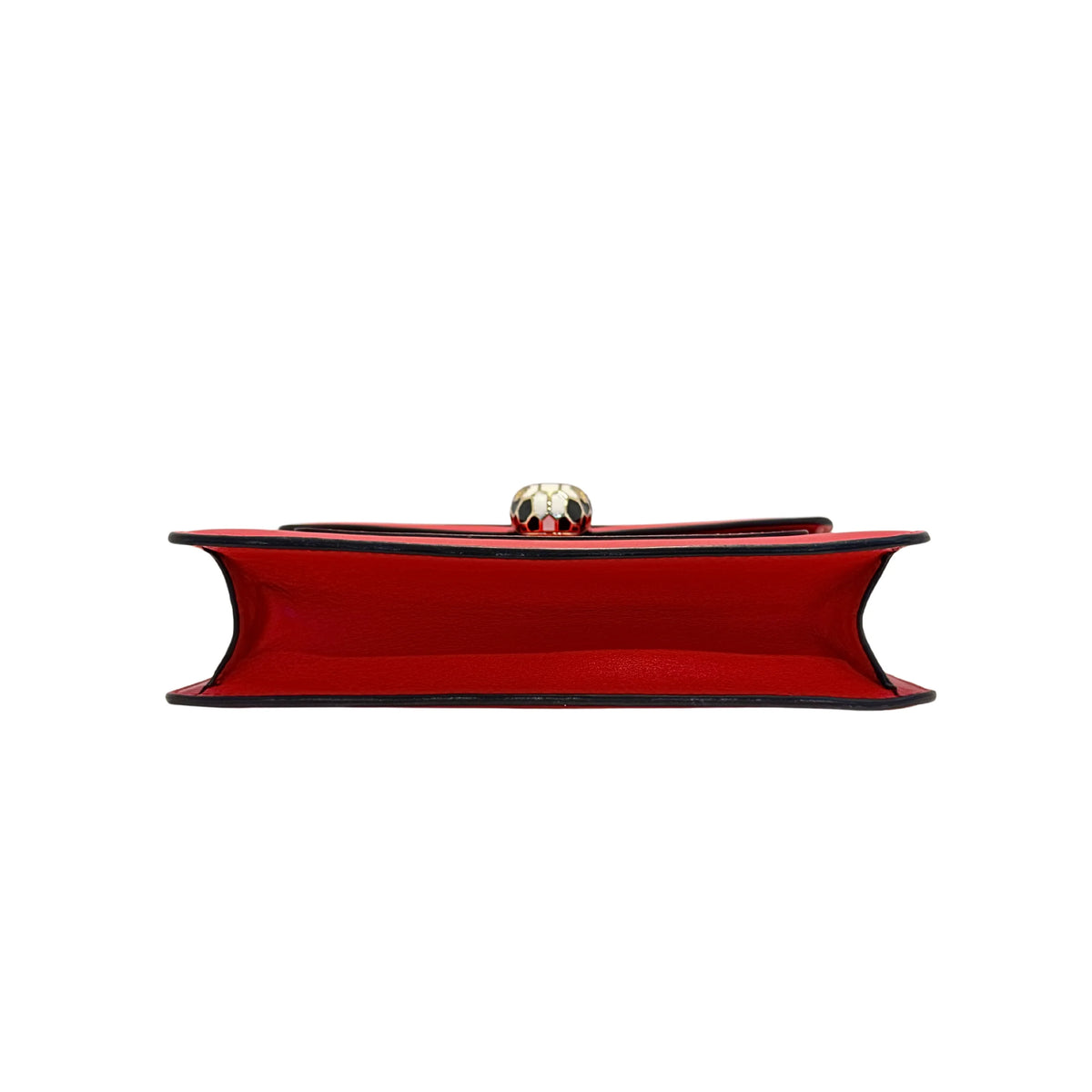 Bvlgari Serpent Forever Shoulder Bag Calfskin Red - Lost Designer