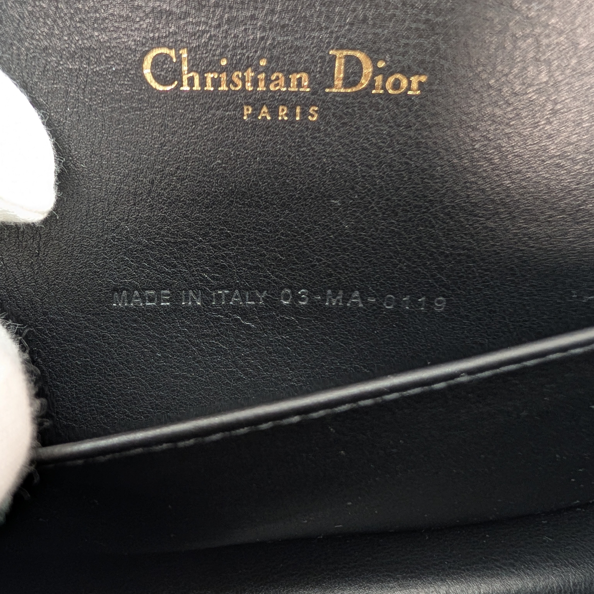 Dior Lady Crossbody Pouch Black