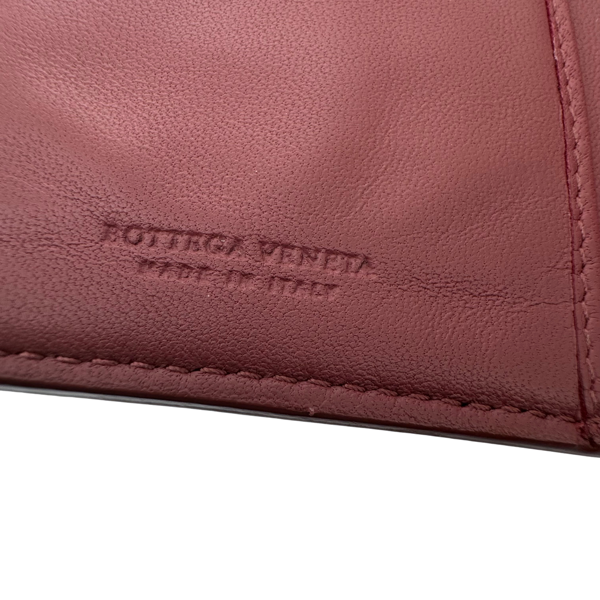 Bottega Veneta Tri Color Intrecciato Leather French Flap Wallet
