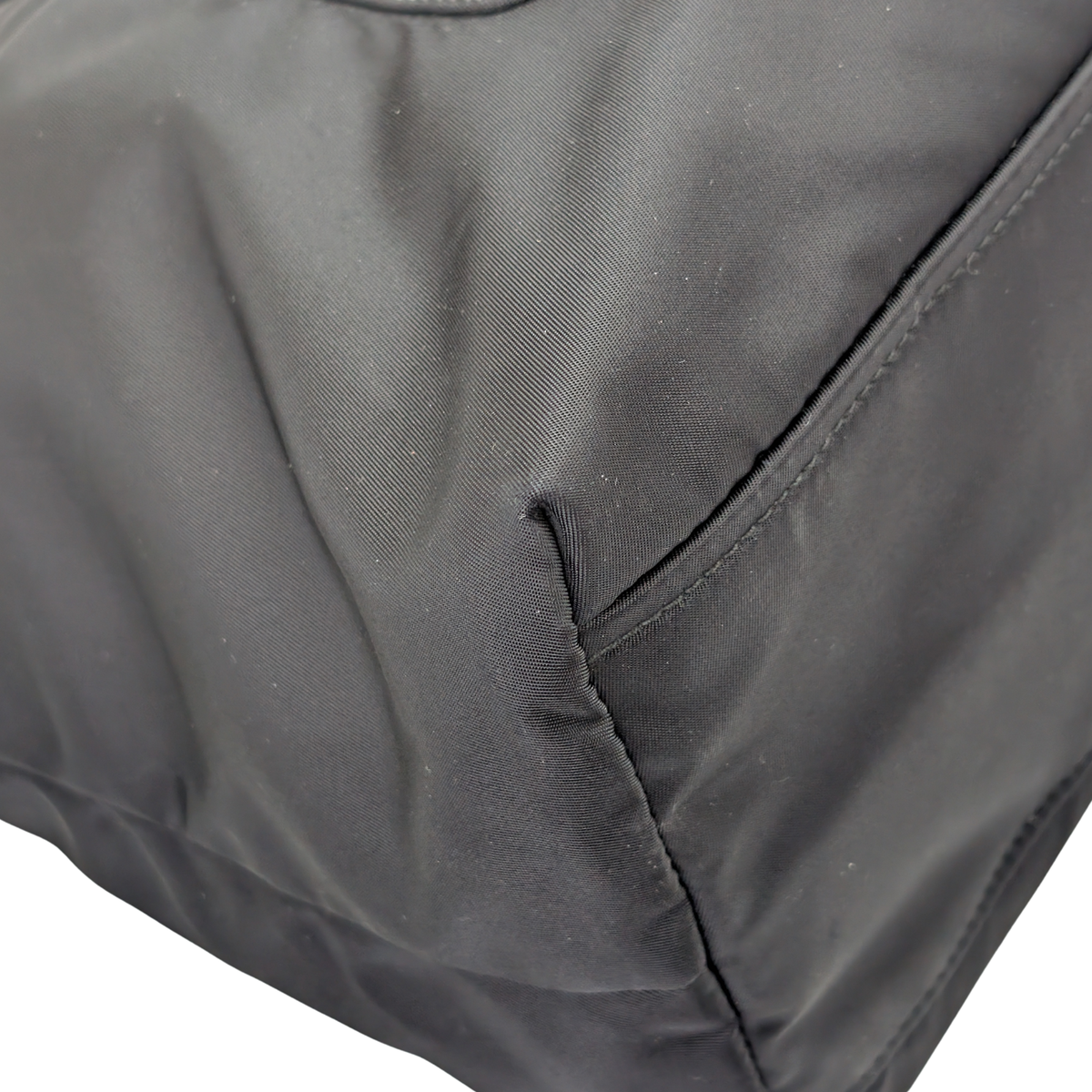 Prada Tessuto Re-Nylon Shopping Tote Black - Lost Designer