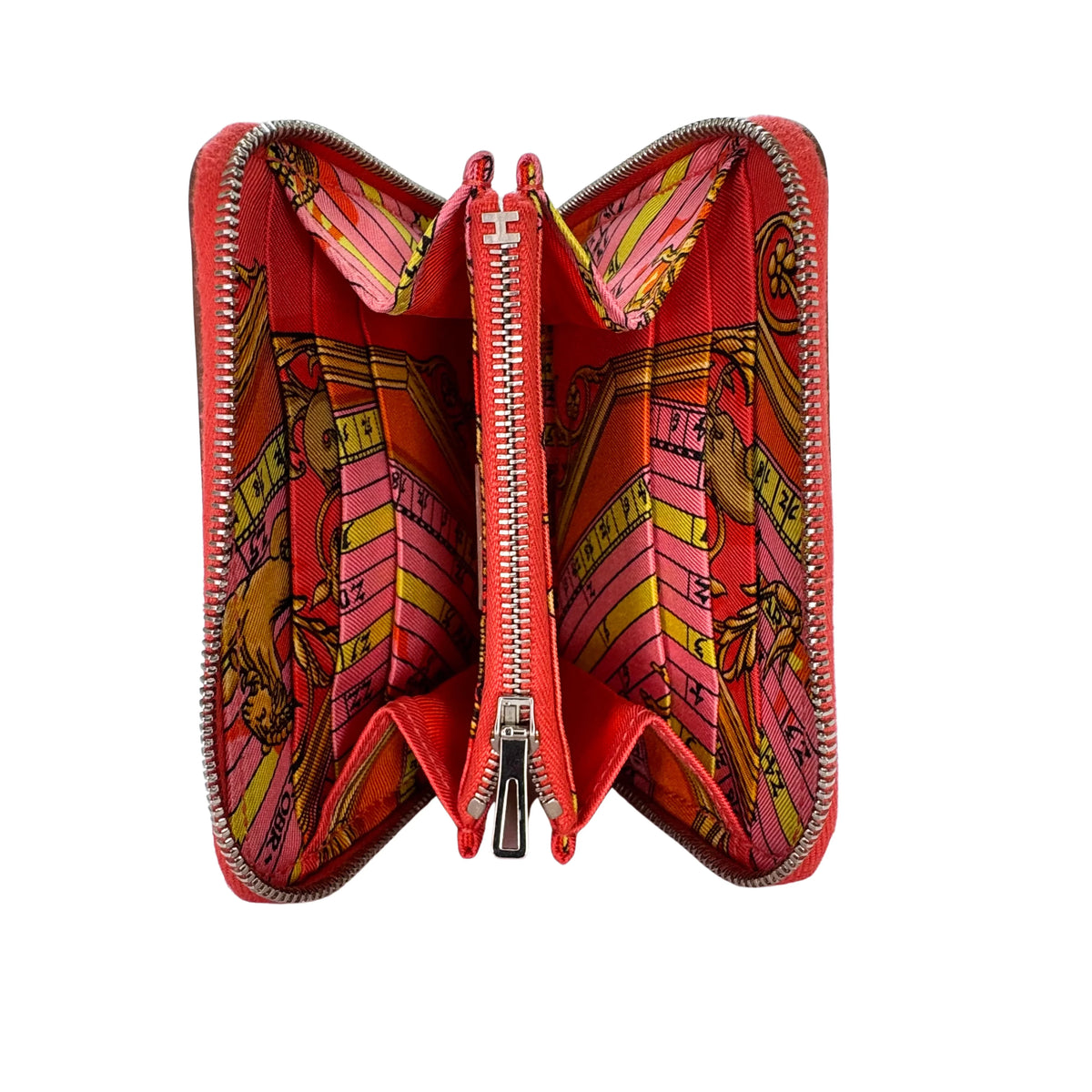 Hermés Epsom Silk'in Wallet Leather Red - Lost Designer
