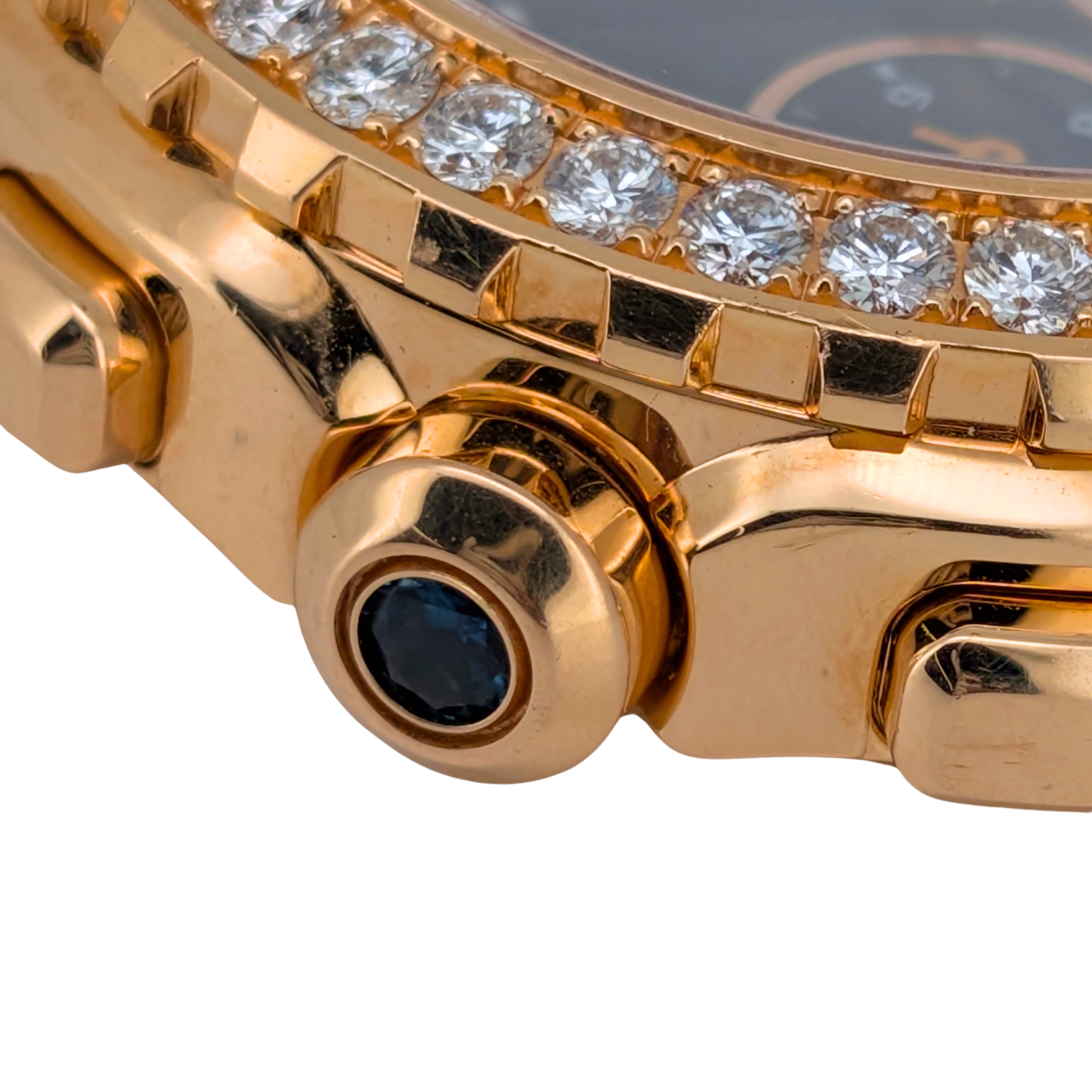 Chopard Happy Sport Chronograph 18k Rose Gold 42mm Watch 283583-5004