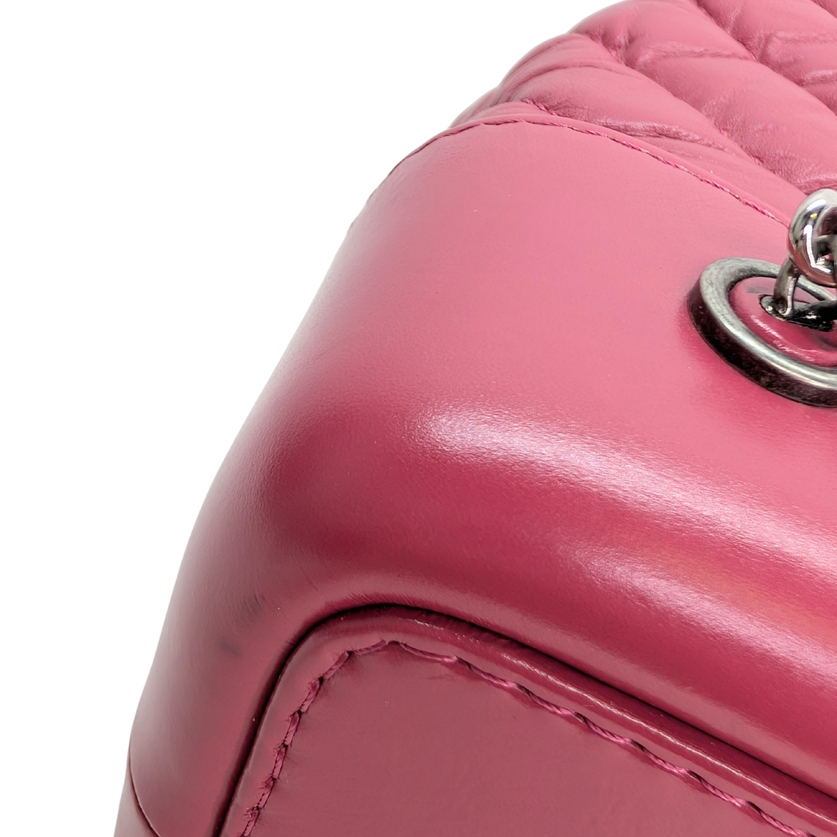 Chanel Gabrielle Small Chevron Backpack Pink