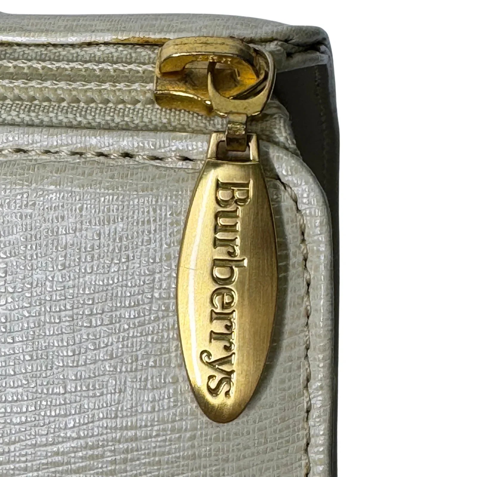 Burberry Mini Boston Bag Leather Beige - Lost Designer