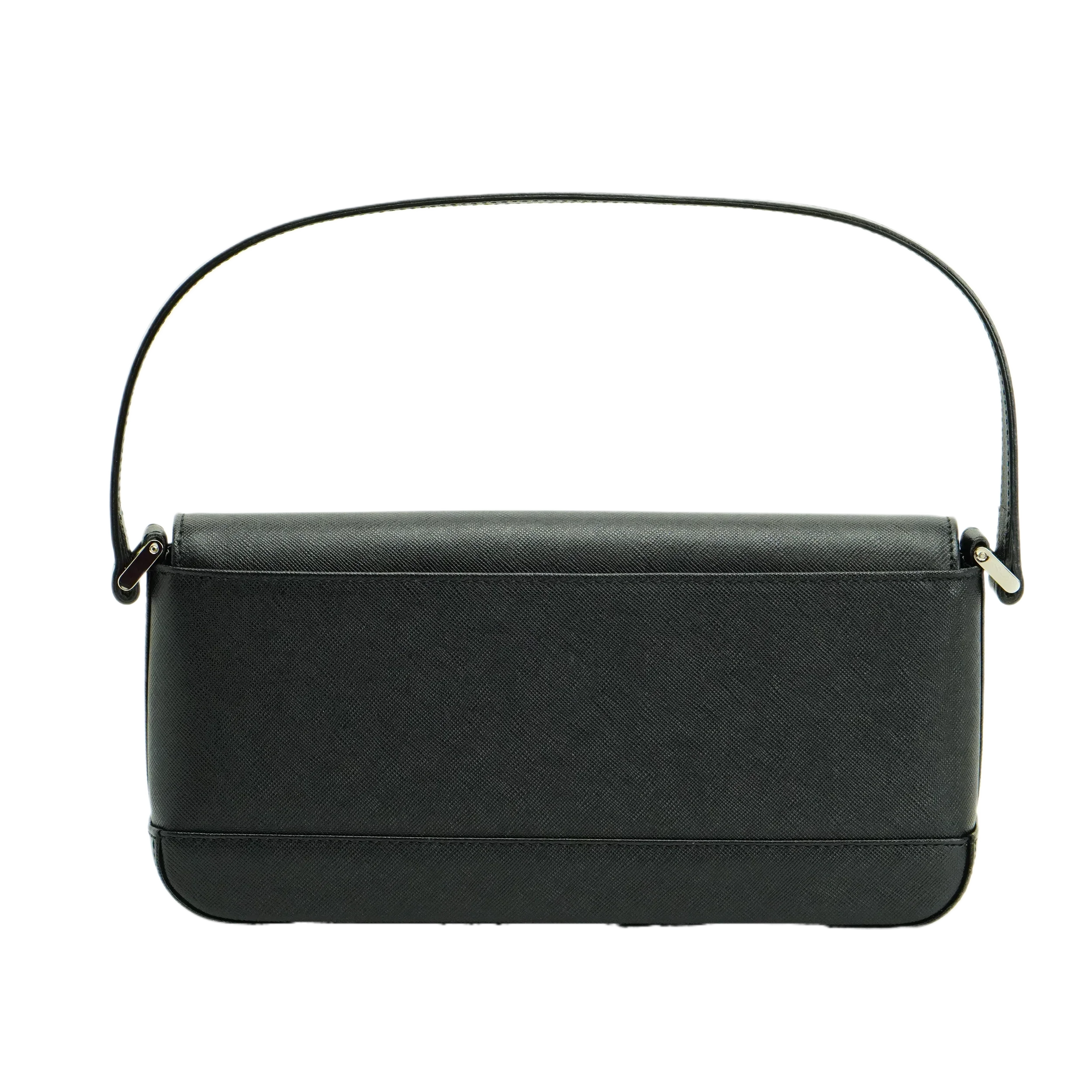 Burberry Black Leather Shoulder Bag - Lost Designer