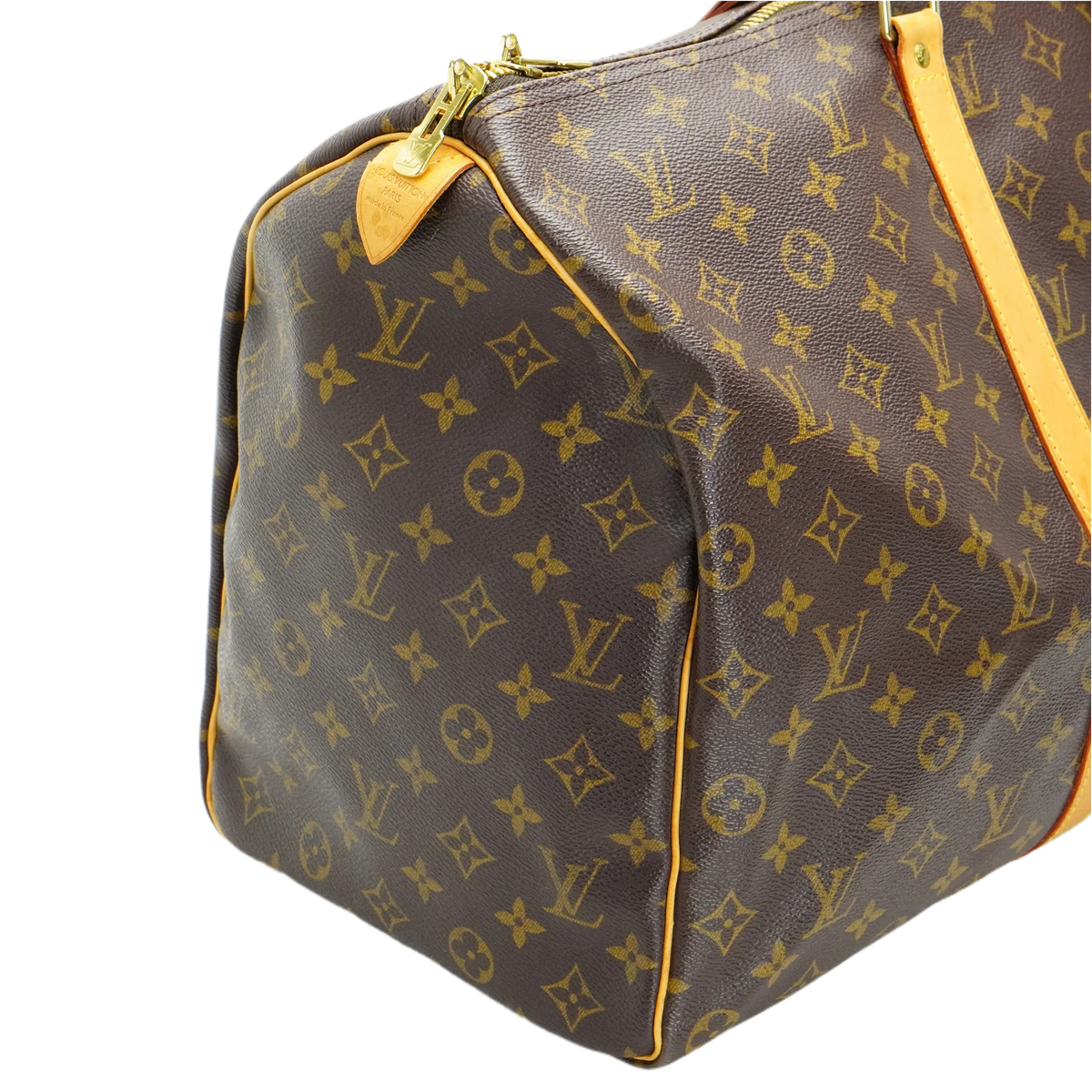 Louis Vuitton Brown Monogram Keepall 50 Bag - Lost Designer