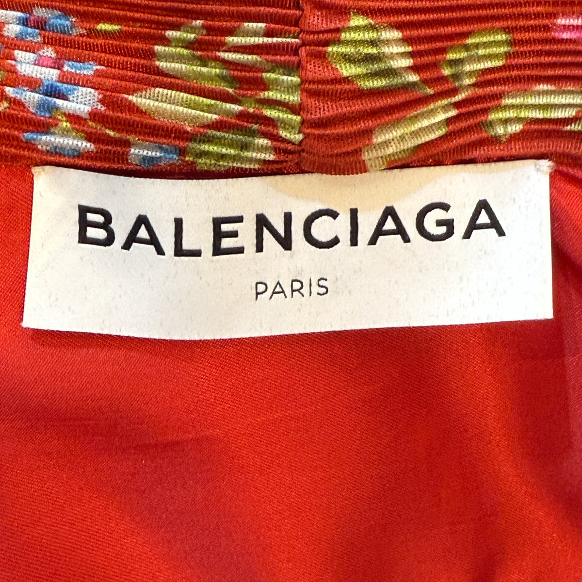 Balenciaga Pre-Fall 2017 Pleated Lavallière Blouse Floral 34 - Lost Designer
