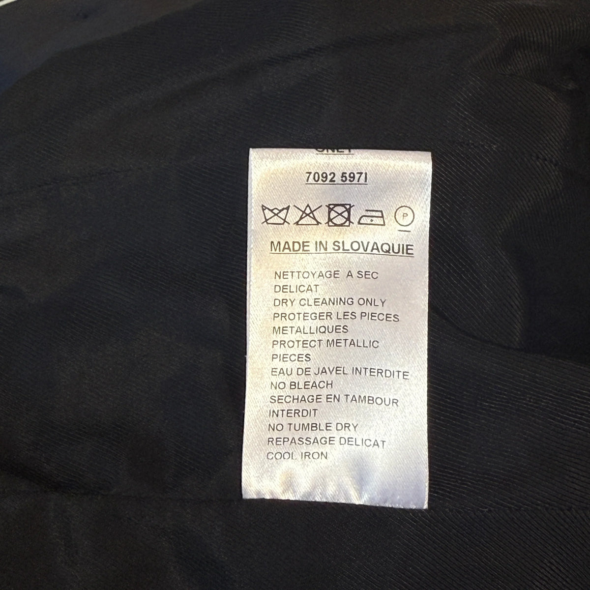 Balmain Satin Marble Jacket Blazer Womens 40 - Lost Designer