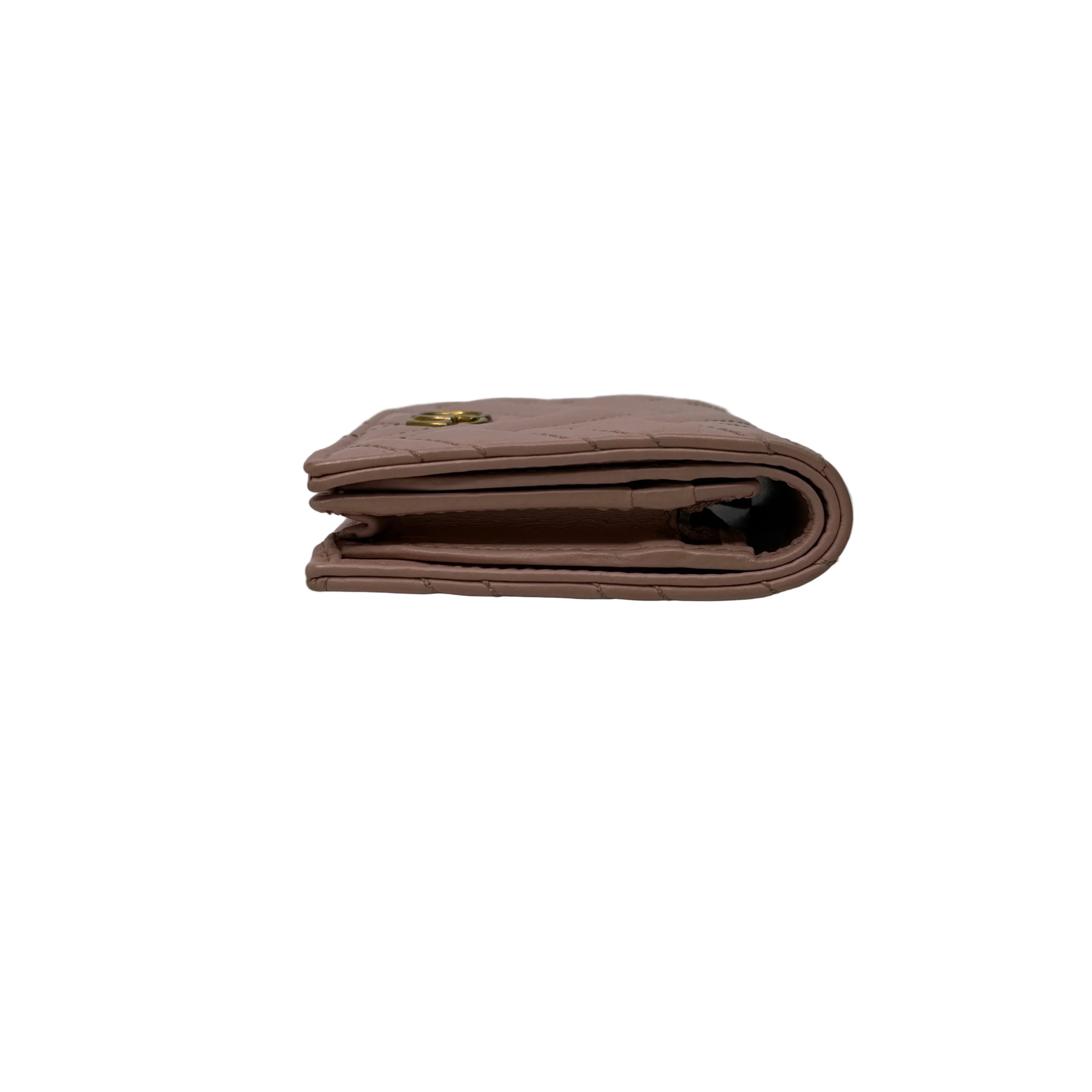 Gucci GG Small Marmont Wallet Leather Pink - Lost Designer