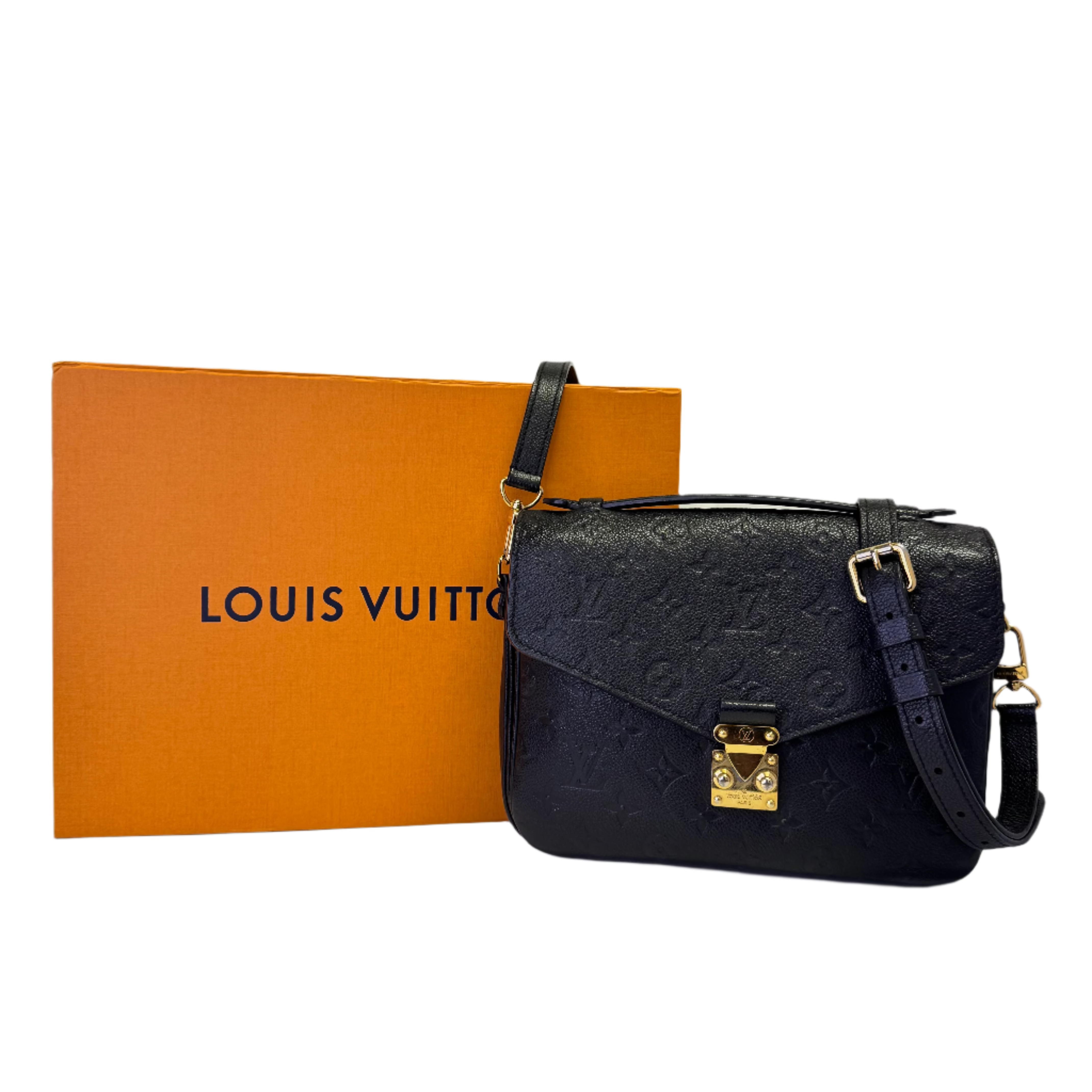 Louis Vuitton Empriente Pochette Metis Bag Leather Black - Lost Designer