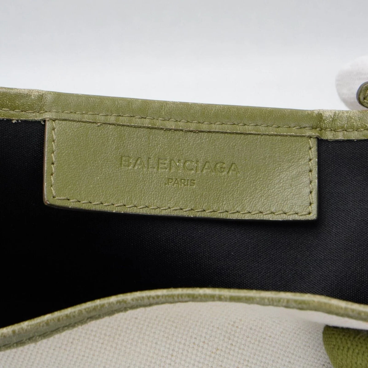 Balenciaga Cabas XS Tote Mini Bag Green - Lost Designer