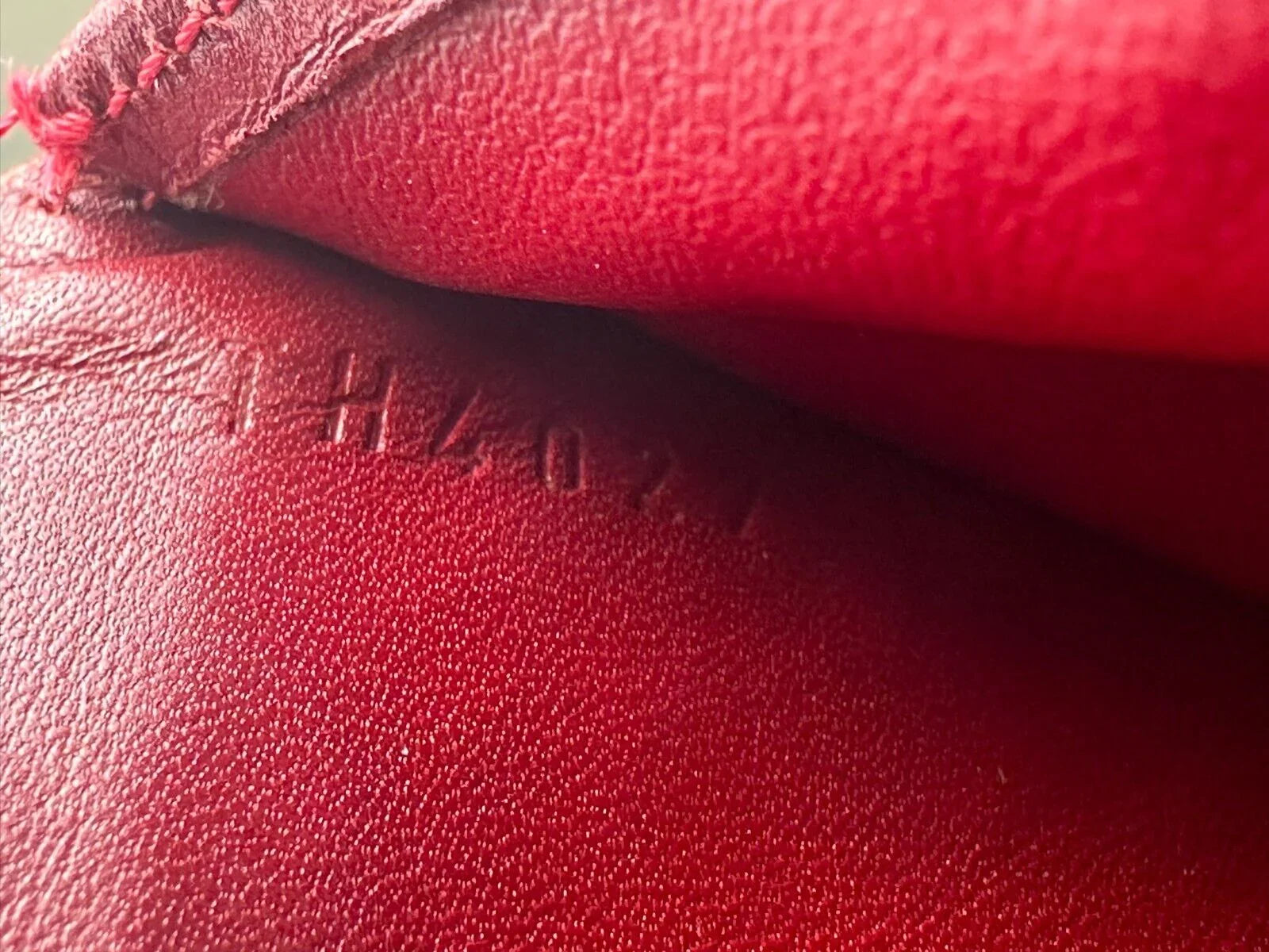 Louis Vuitton Monogram Vernis Porte Tresor International Wallet Red - Lost Designer
