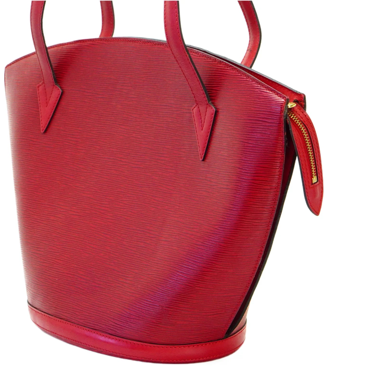 Louis Vuitton Saint Jacques Epi Leather Shoulder Bag Red - Lost Designer
