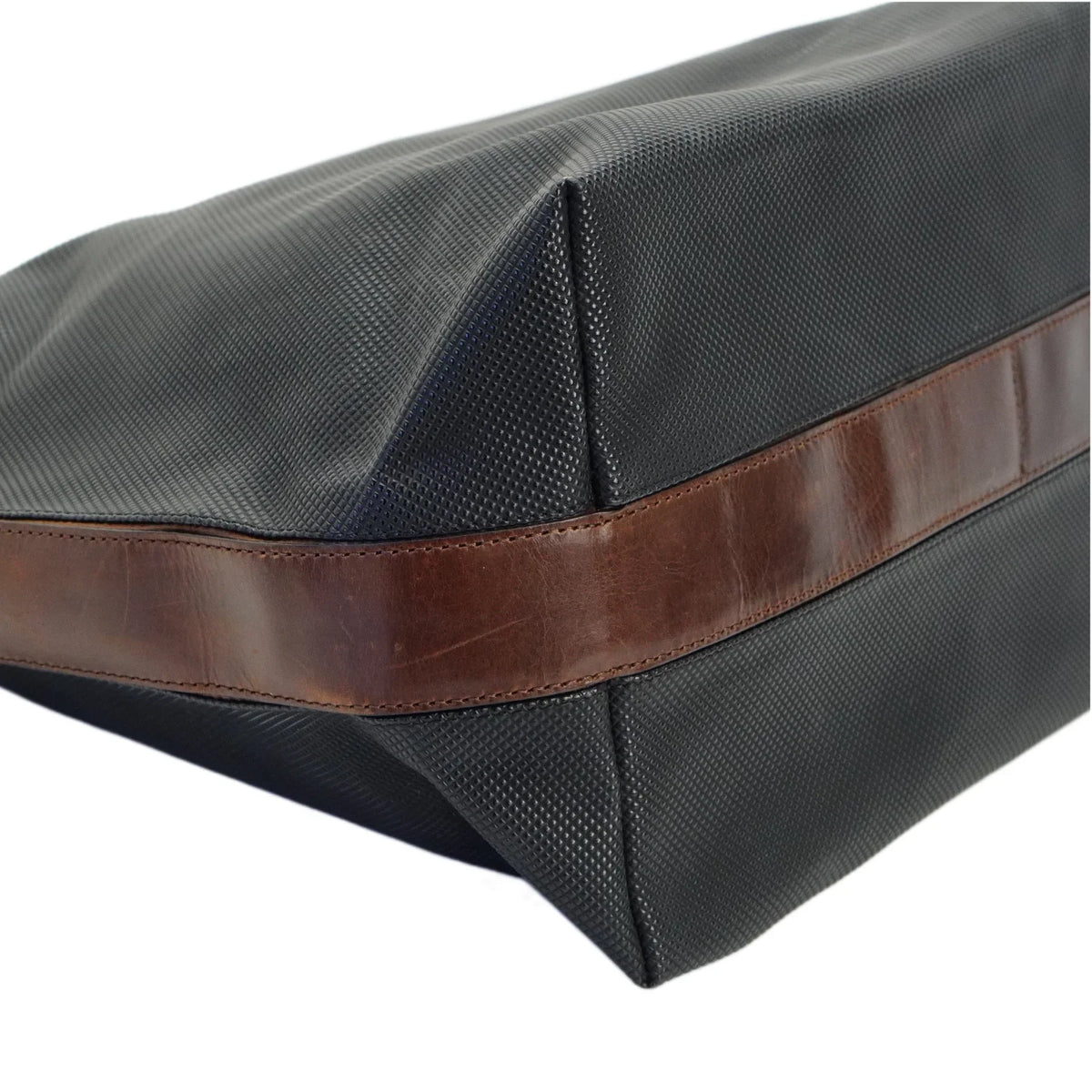 Bottega Veneta Canvas Shoulder Bag Black - Lost Designer