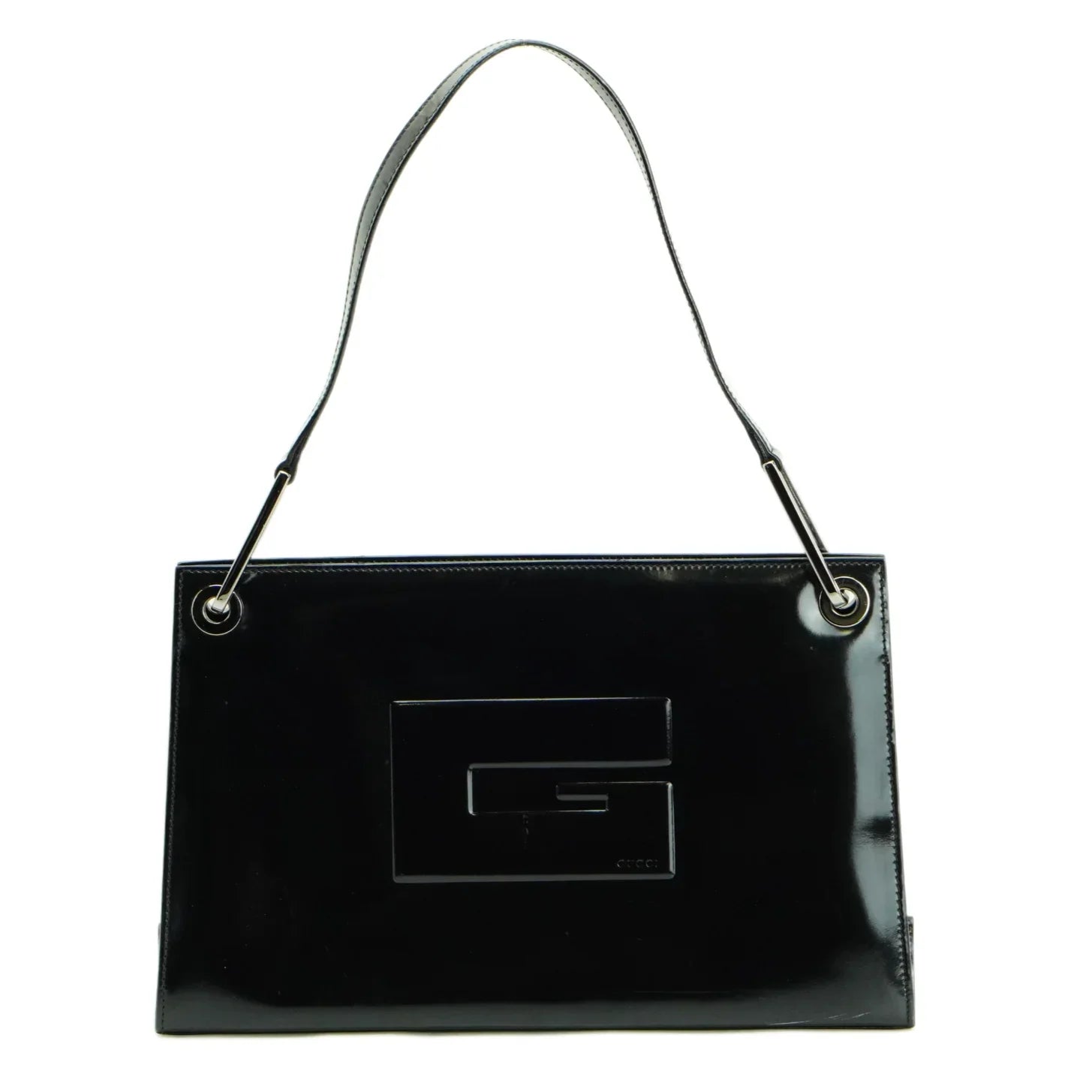Gucci Patent Leather Bag Black - Lost Designer