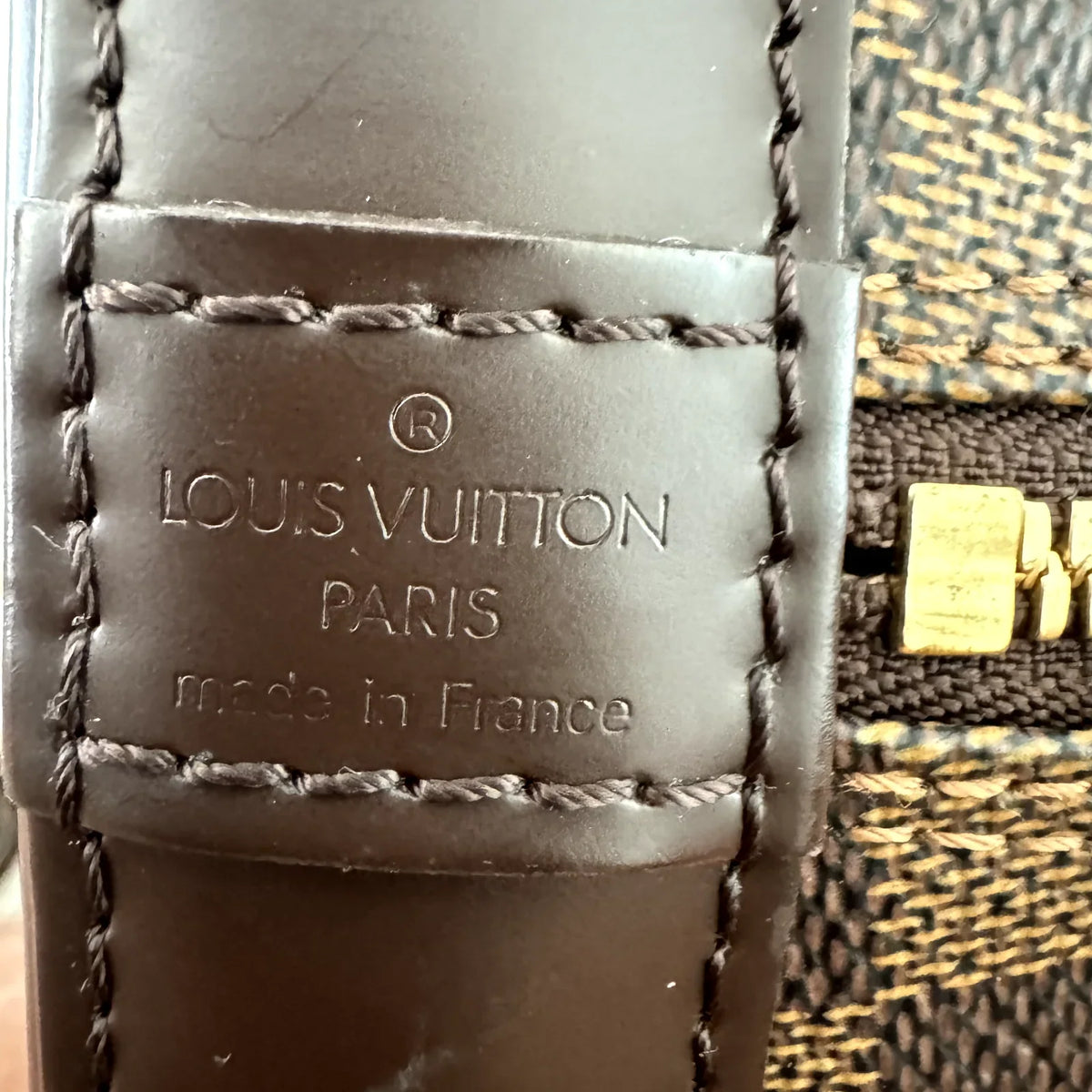 Louis Vuitton Damier Ebene Alma Pm Bag - Lost Designer